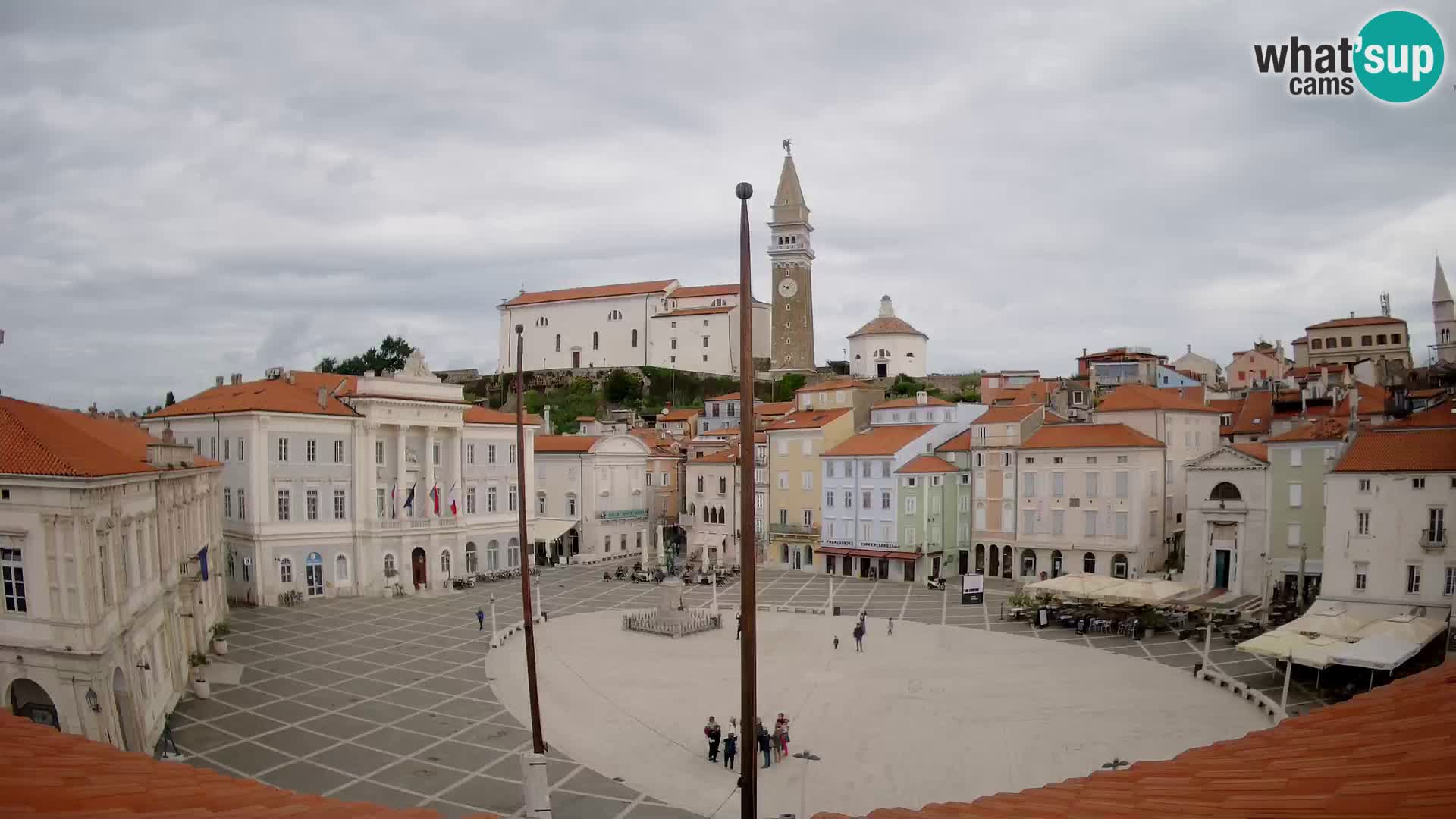 Webcam Live Piran – Carre Tartini “Mestna Kavarna”