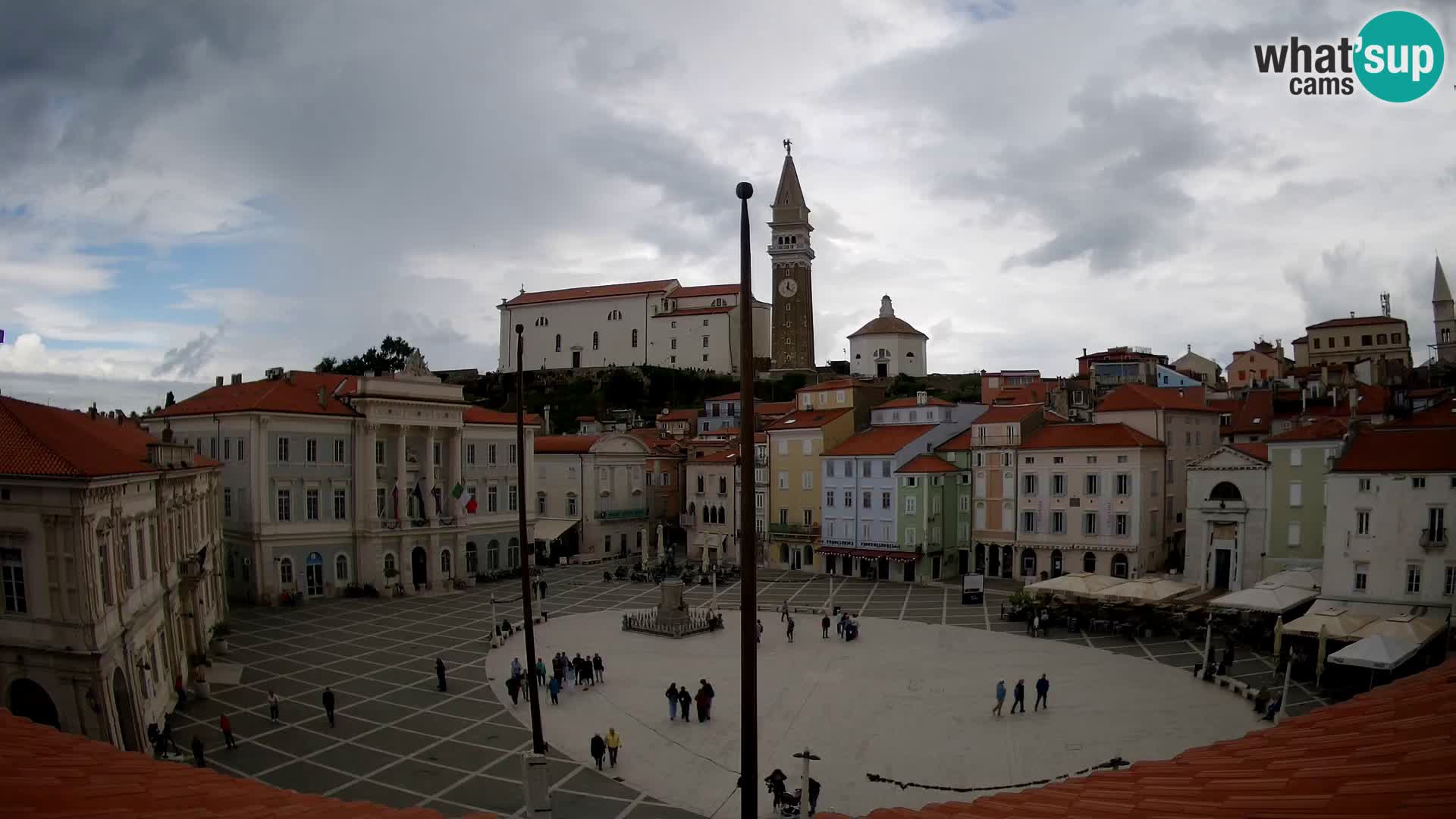 Webcam Live Piran – Carre Tartini “Mestna Kavarna”