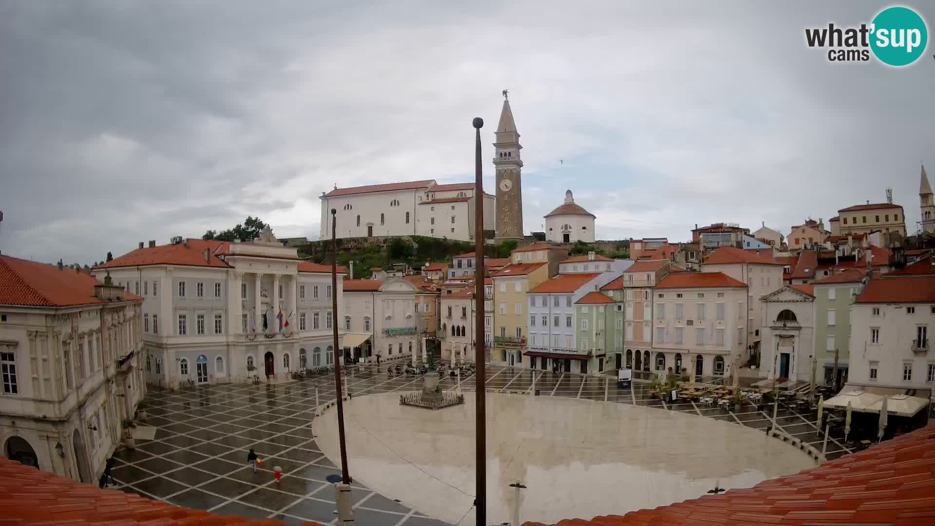 Webcam Piran – Tartini platz – Art Hotel Tartini
