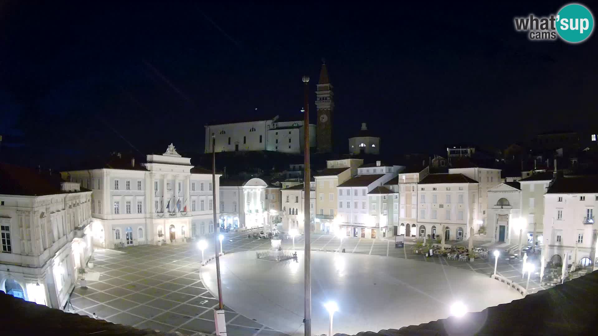 Kamera Piran v Živo – Tartinijev trg