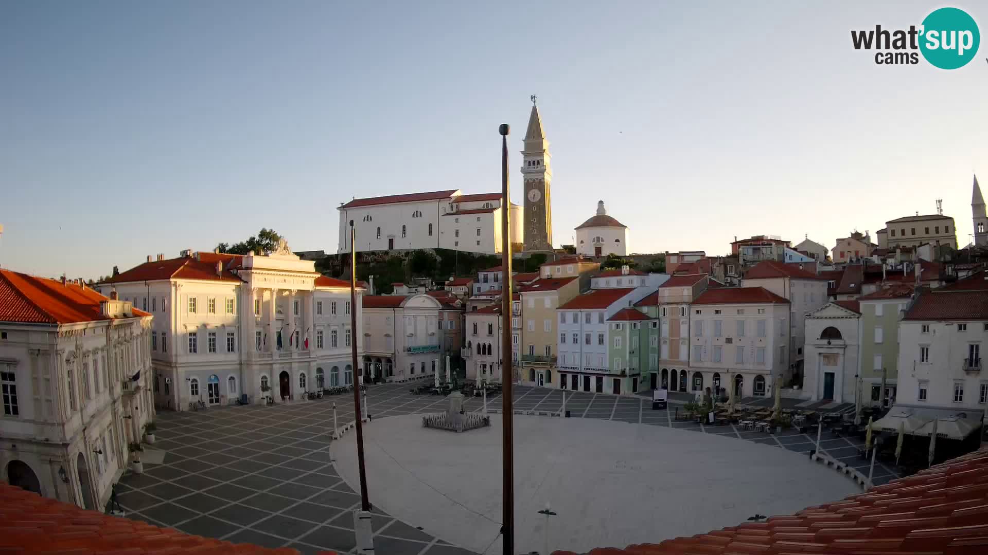 Webcam Piran – Plaza Tartini “Mestna Kavarna”