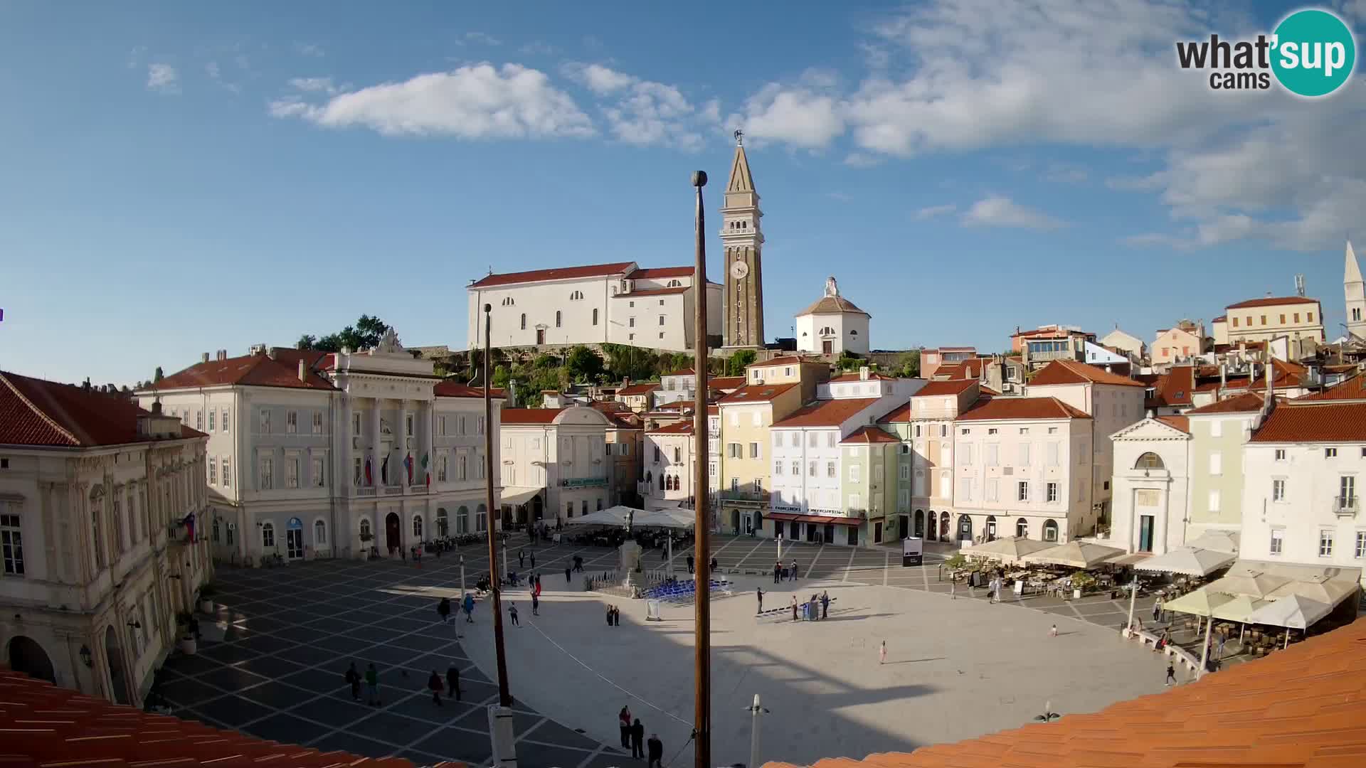 Webcam Piran – Plaza Tartini “Mestna Kavarna”