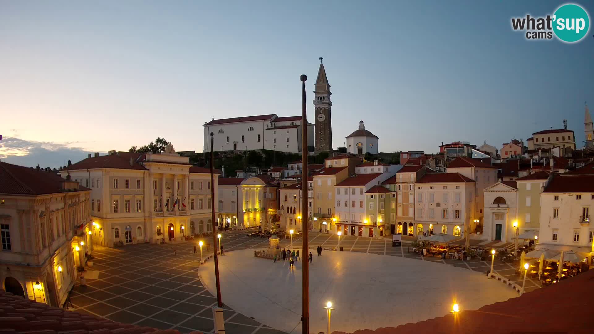 Live Webcam Piran – Tartini square – Art Hotel