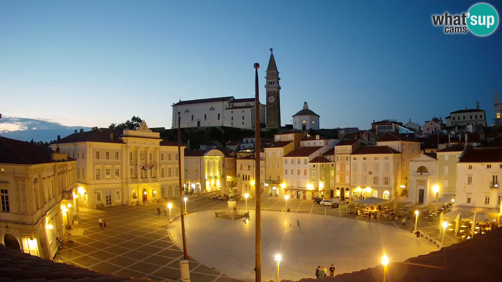 Live Webcam Piran – Tartini square – Art Hotel