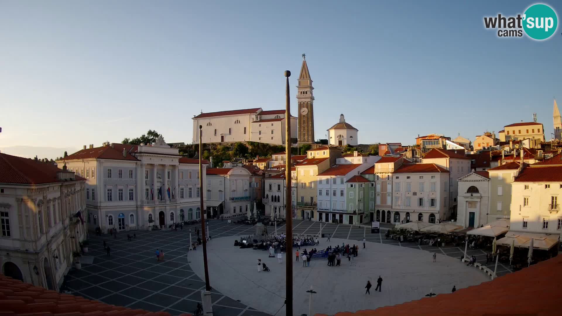 Webcam Piran – Plaza Tartini “Mestna Kavarna”