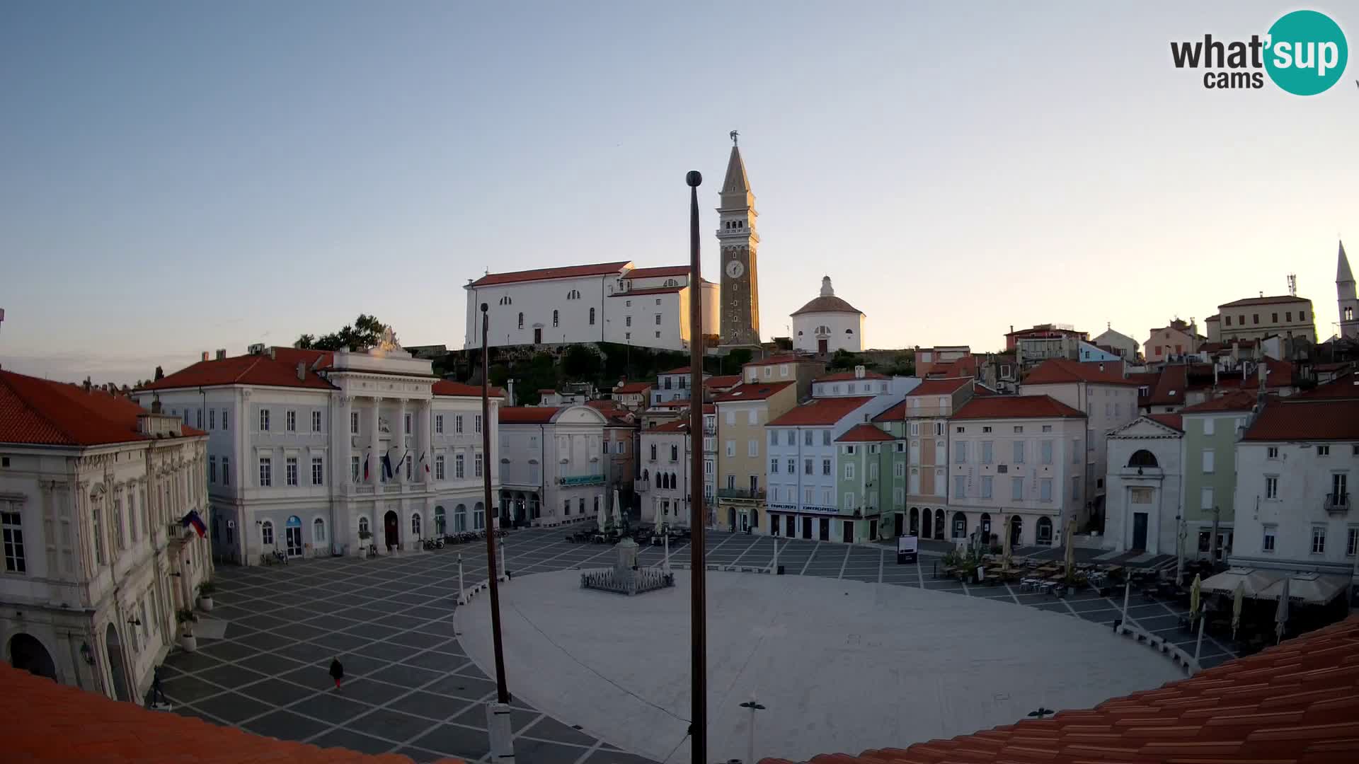 Live Webcam Piran – Tartini square – Art Hotel