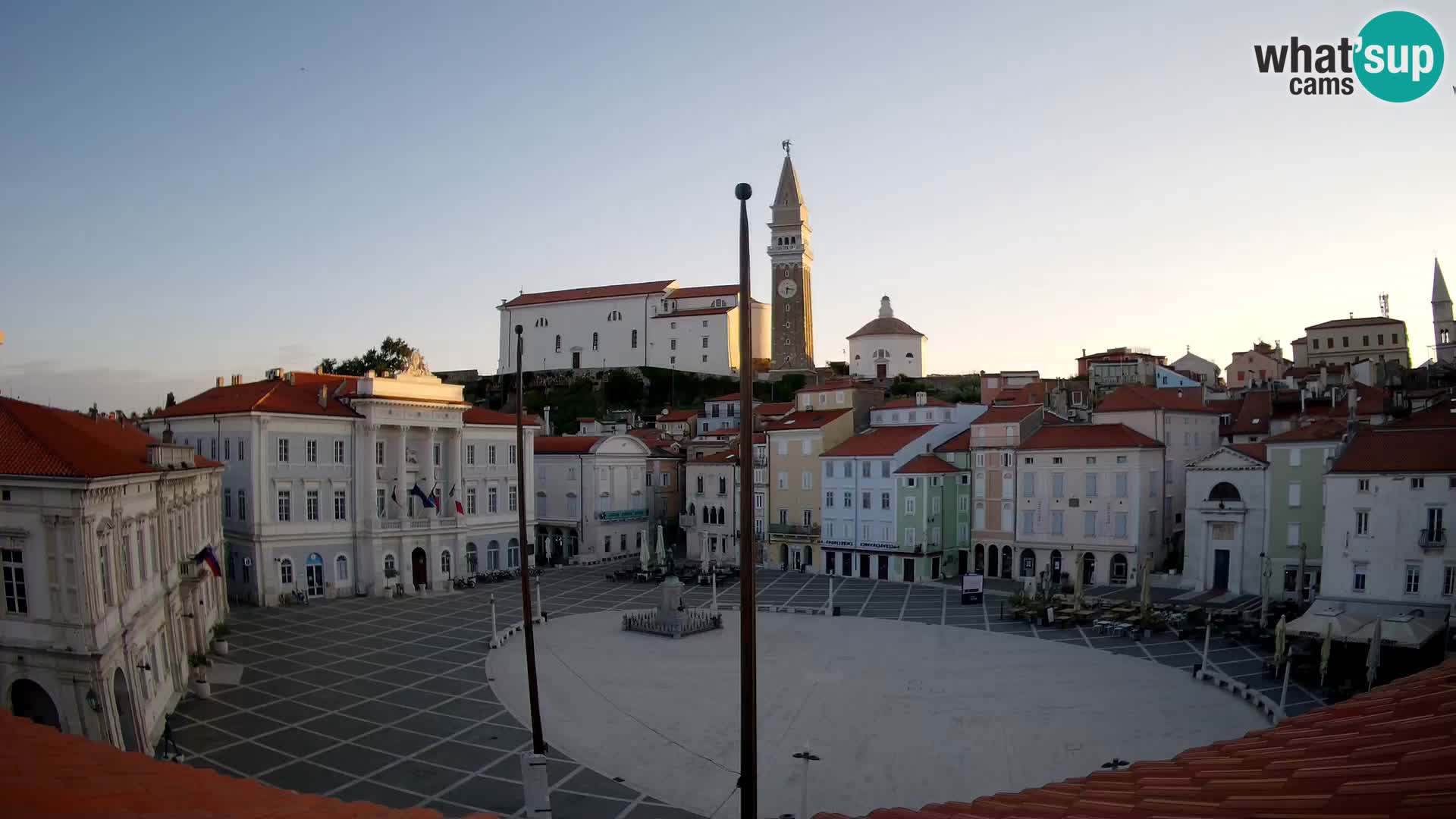 Live Webcam Piran – Tartini square – Art Hotel