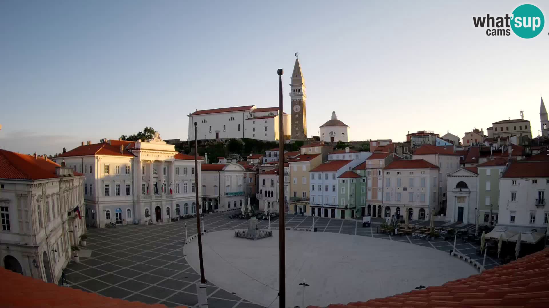 Live Webcam Piran – Tartini square – Art Hotel