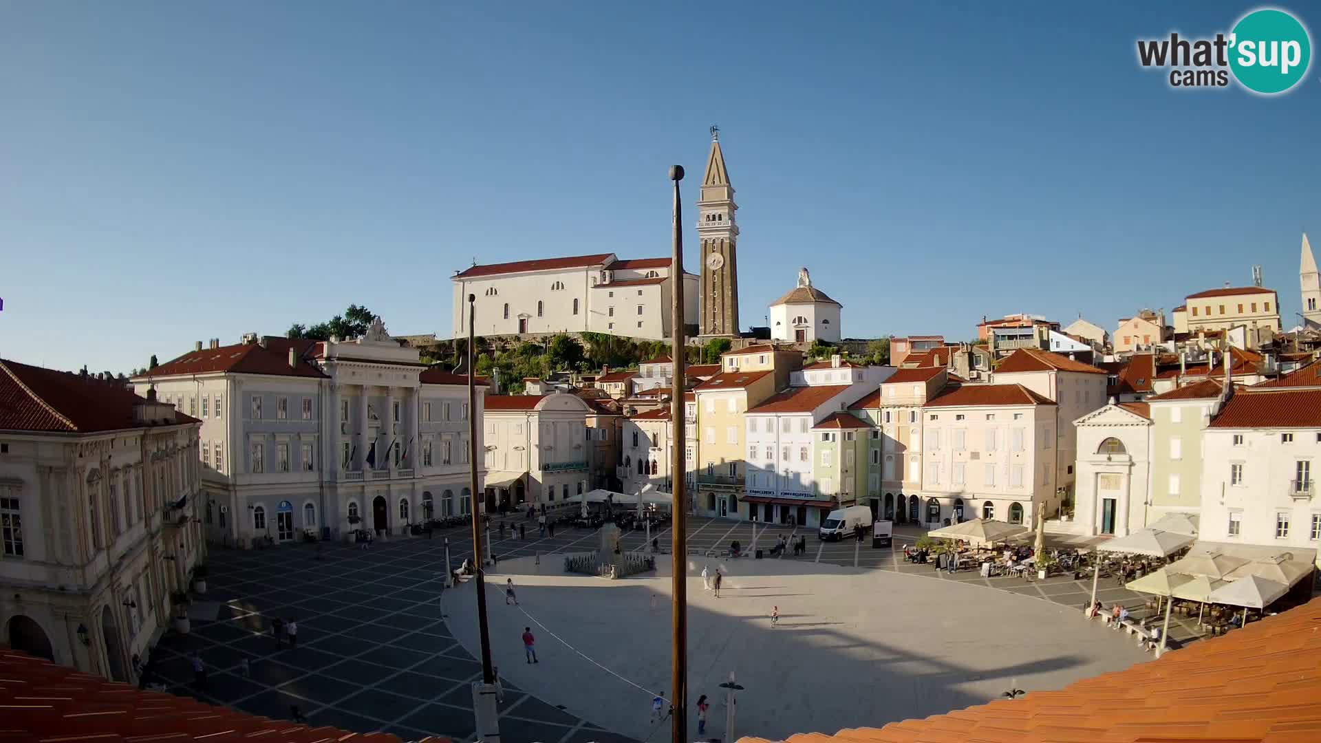 Webcam live Piran – Tartini platz