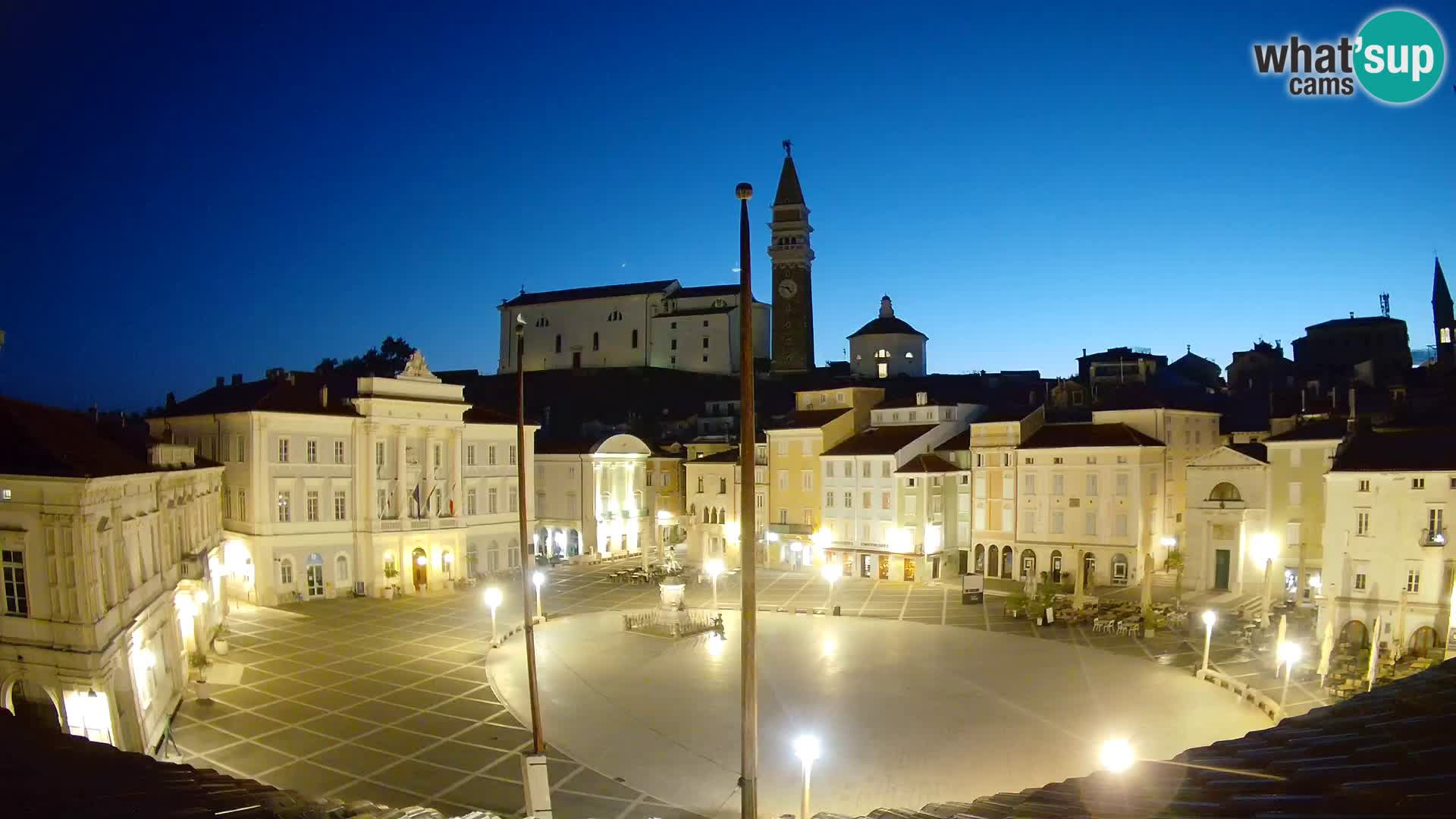 Live Webcam Piran – Tartini square – Art Hotel