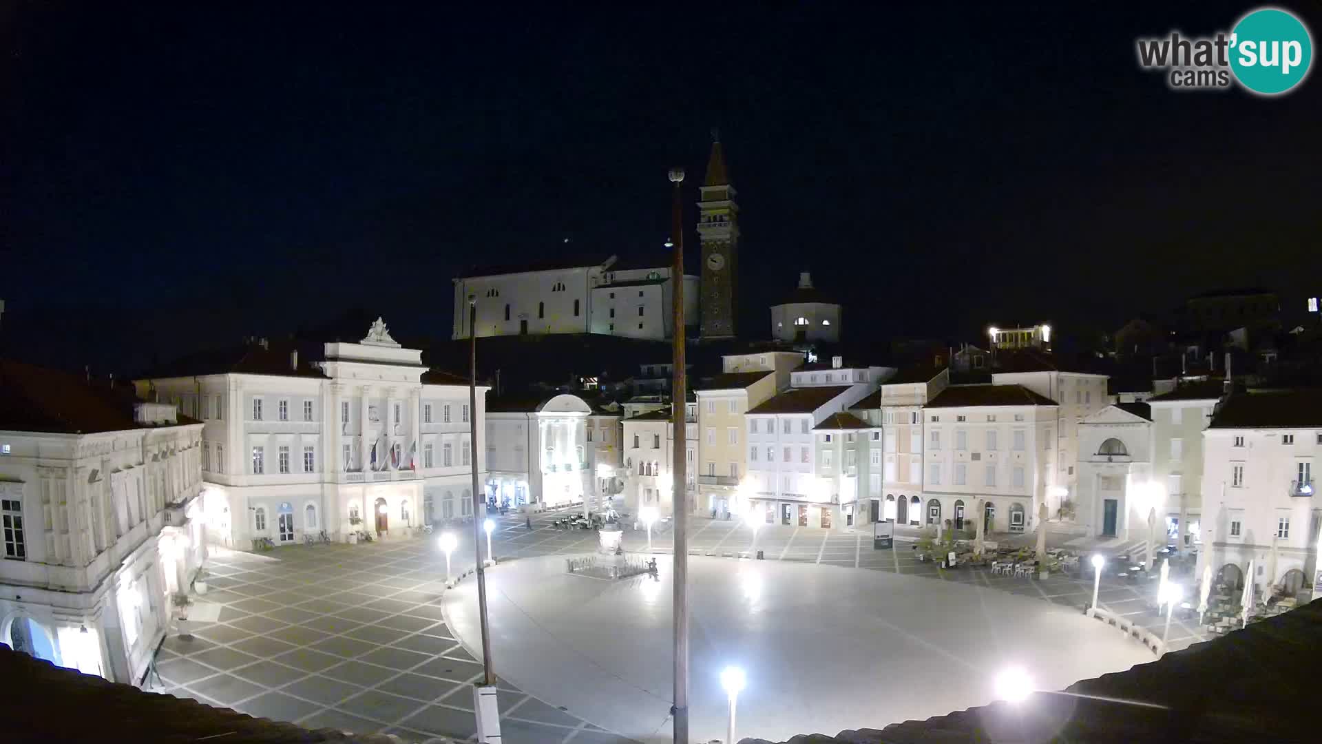 Webcam Piran – Plaza Tartini “Mestna Kavarna”