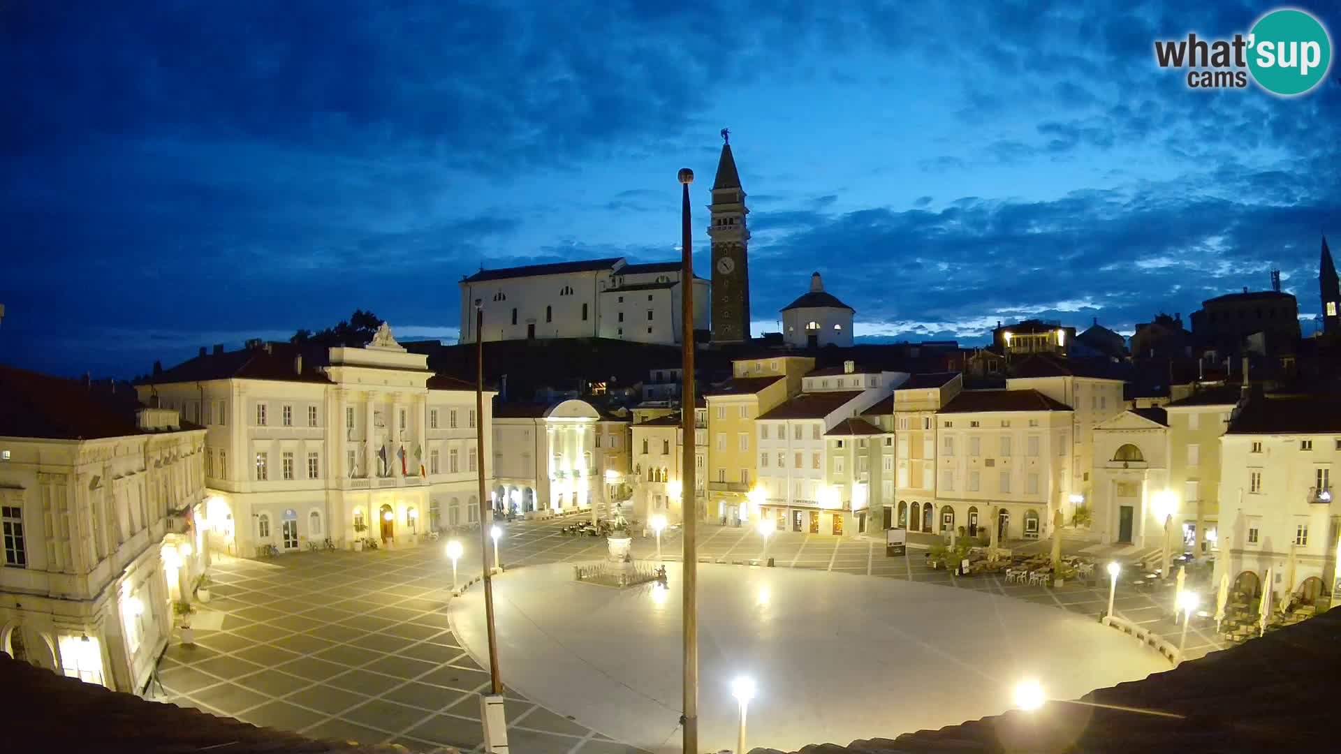 Live Webcam Piran – Tartini square – Art Hotel