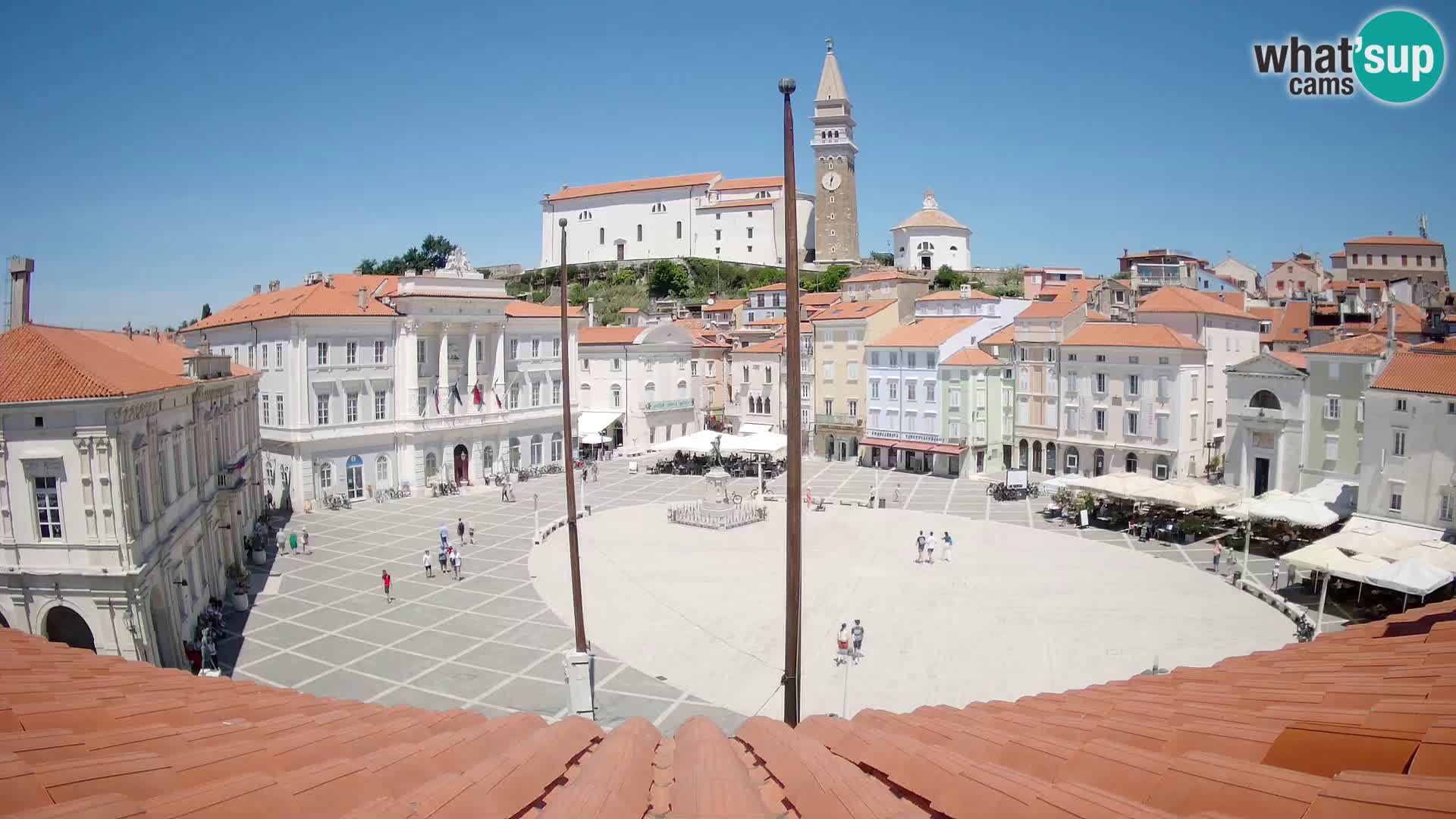 Webcam Piran – Tartini platz – Art Hotel Tartini