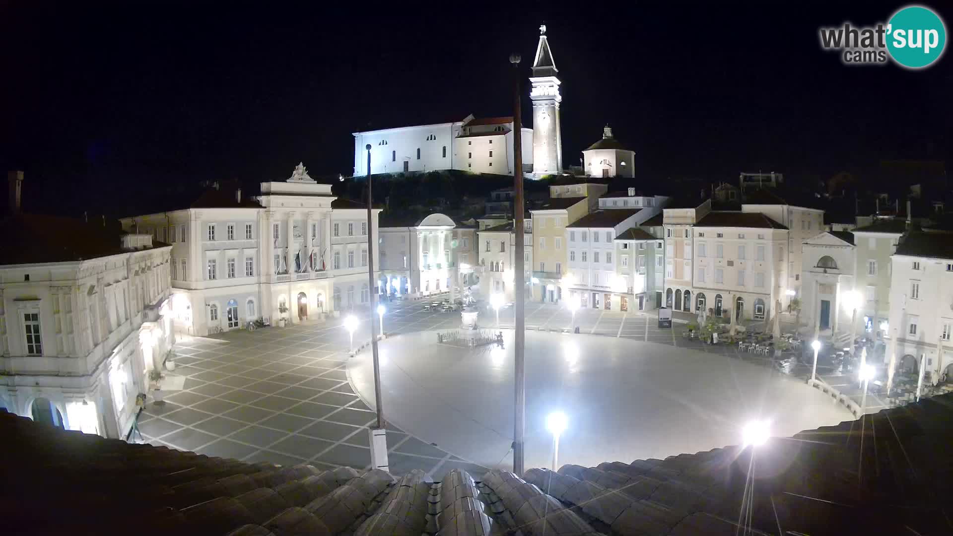 Webcam Piran – Tartini platz – Art Hotel Tartini