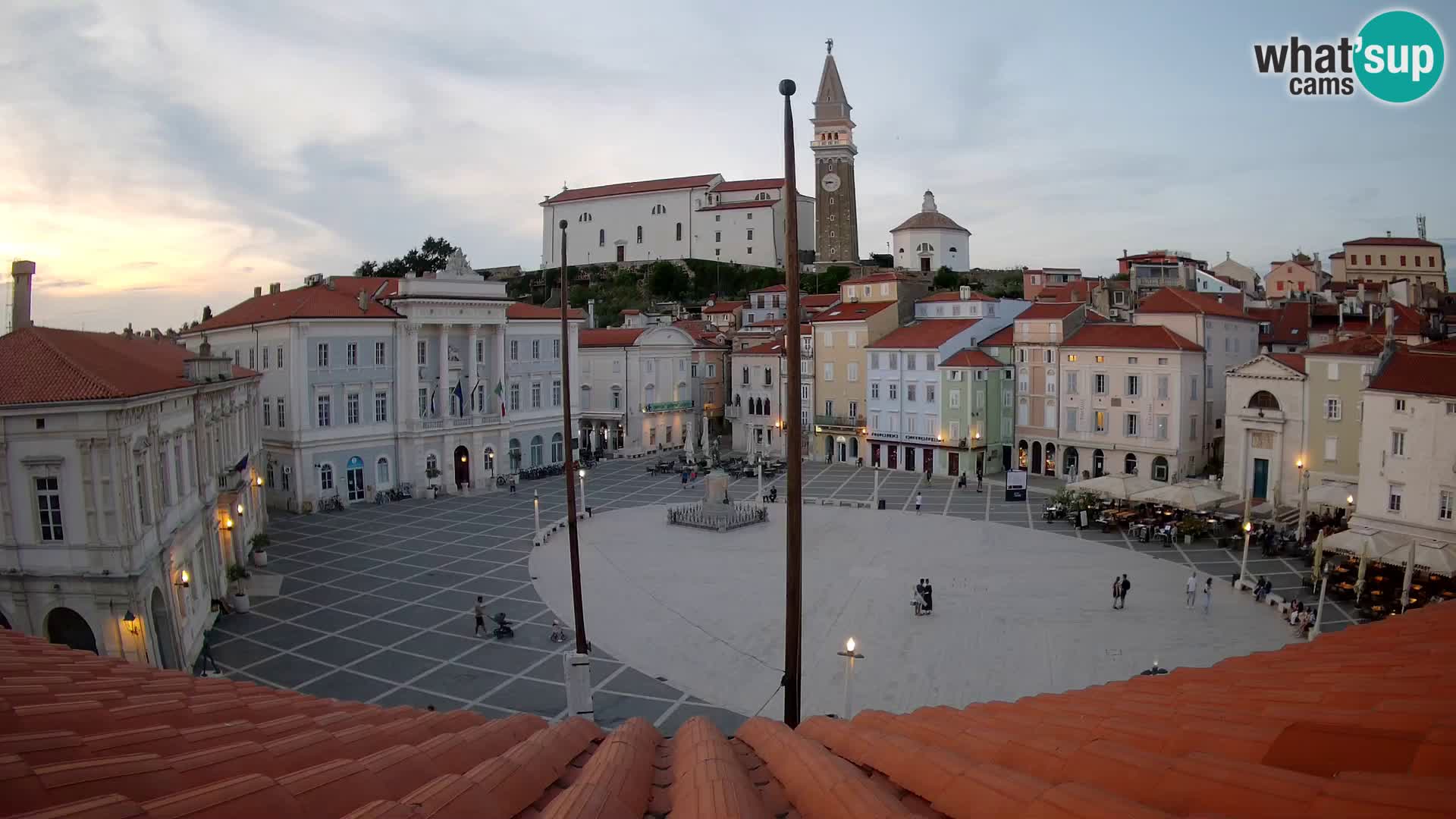 Live Webcam Piran – Tartini square – Art Hotel