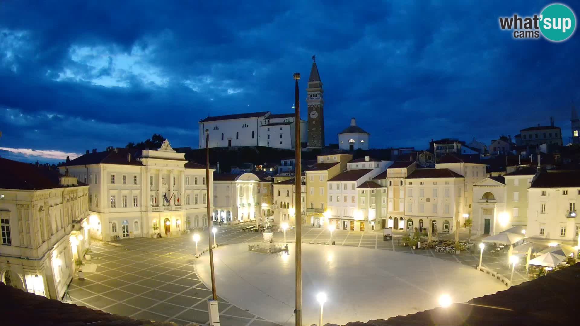 Live Webcam Piran – Tartini square – Art Hotel