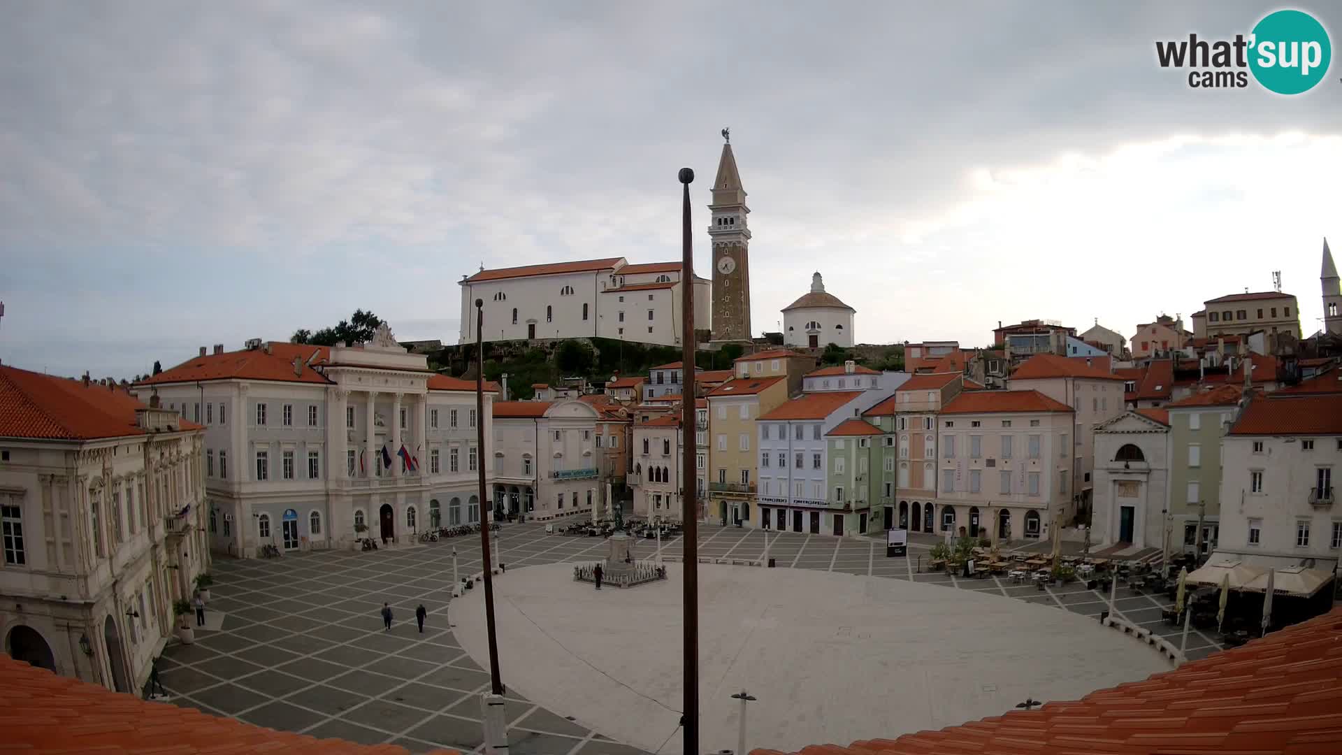Live Webcam Piran – Tartini square – Art Hotel