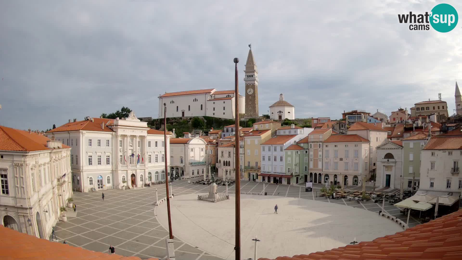 Webcam Piran – Tartini platz – Art Hotel Tartini