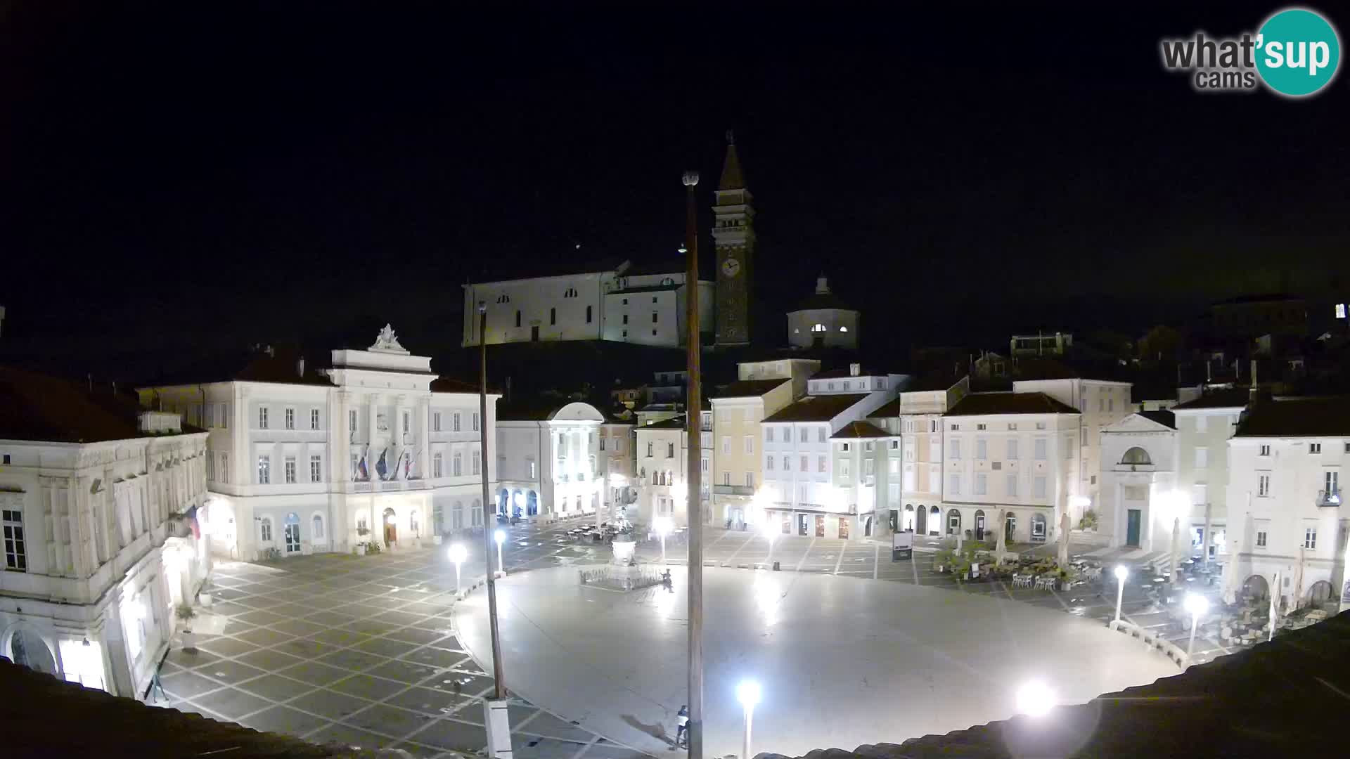 Webcam Piran – Plaza Tartini “Mestna Kavarna”