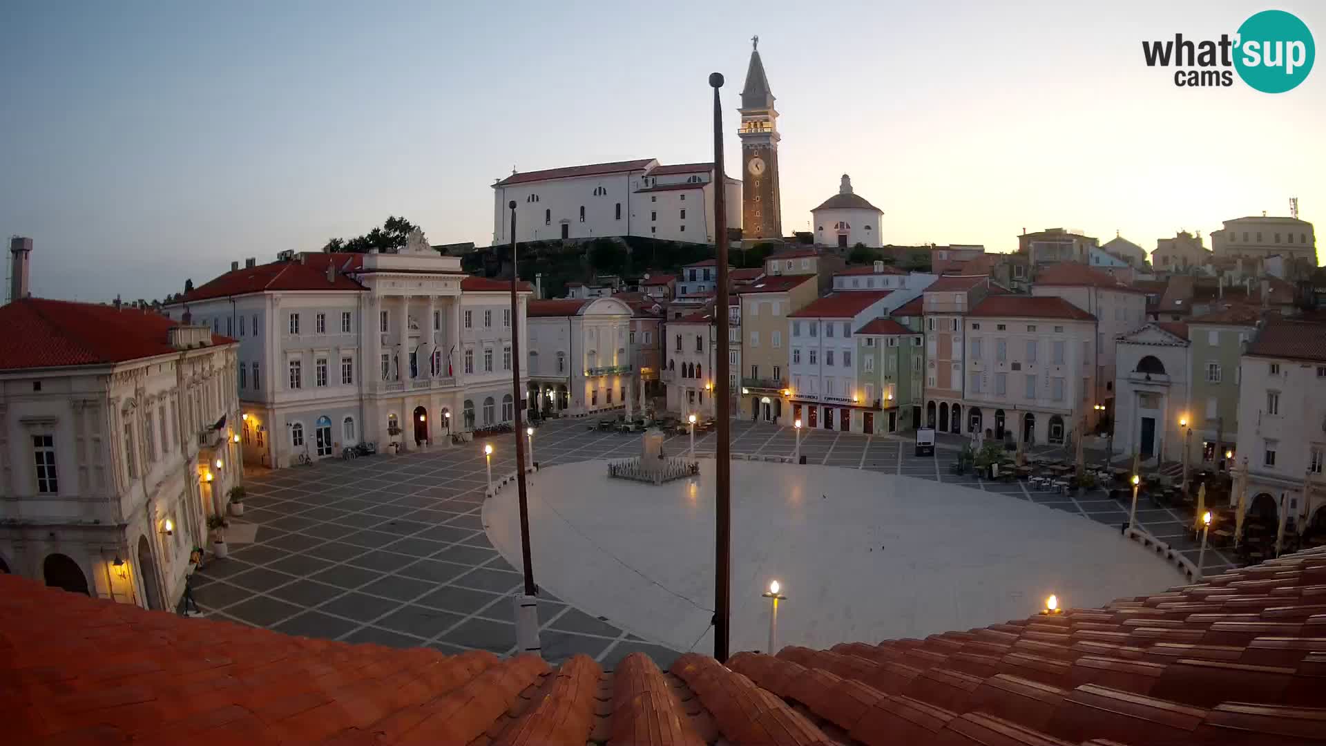 Kamera Piran v Živo – Tartinijev trg