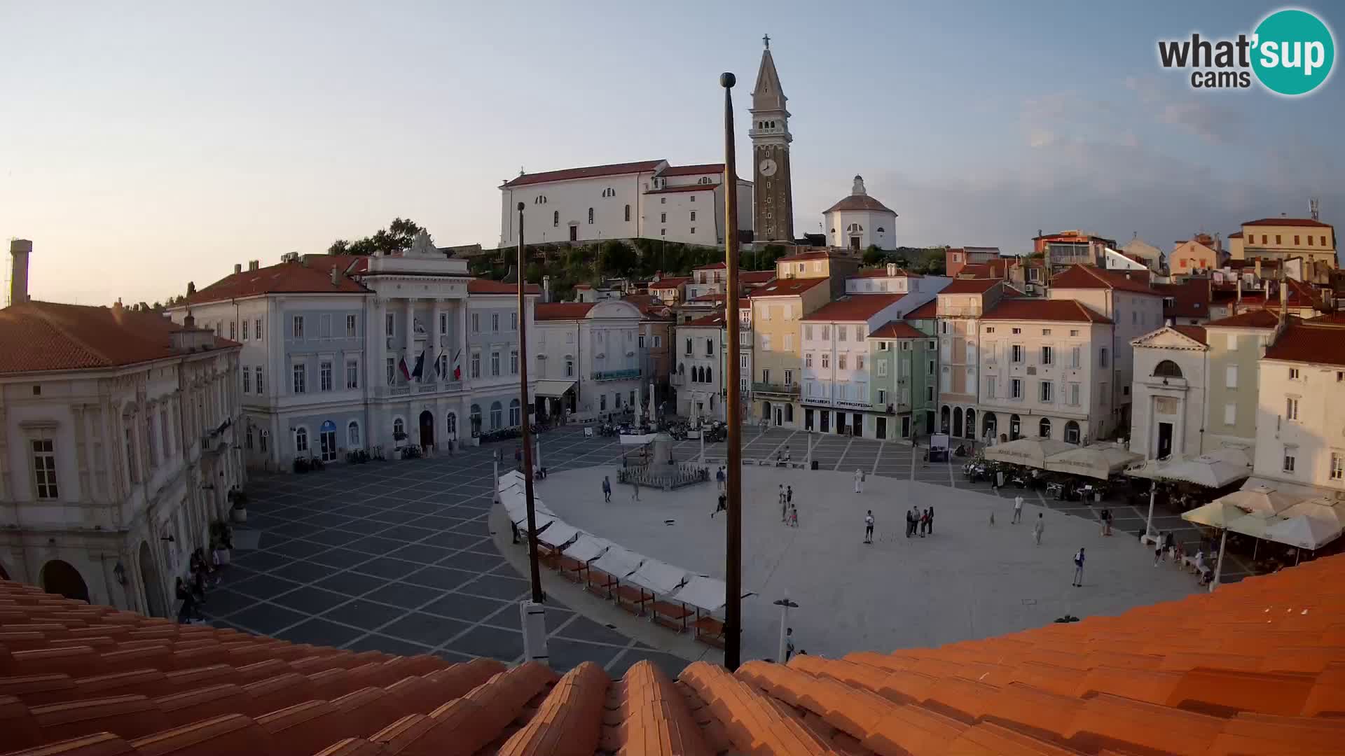 Live Webcam Piran – Tartini square – Art Hotel