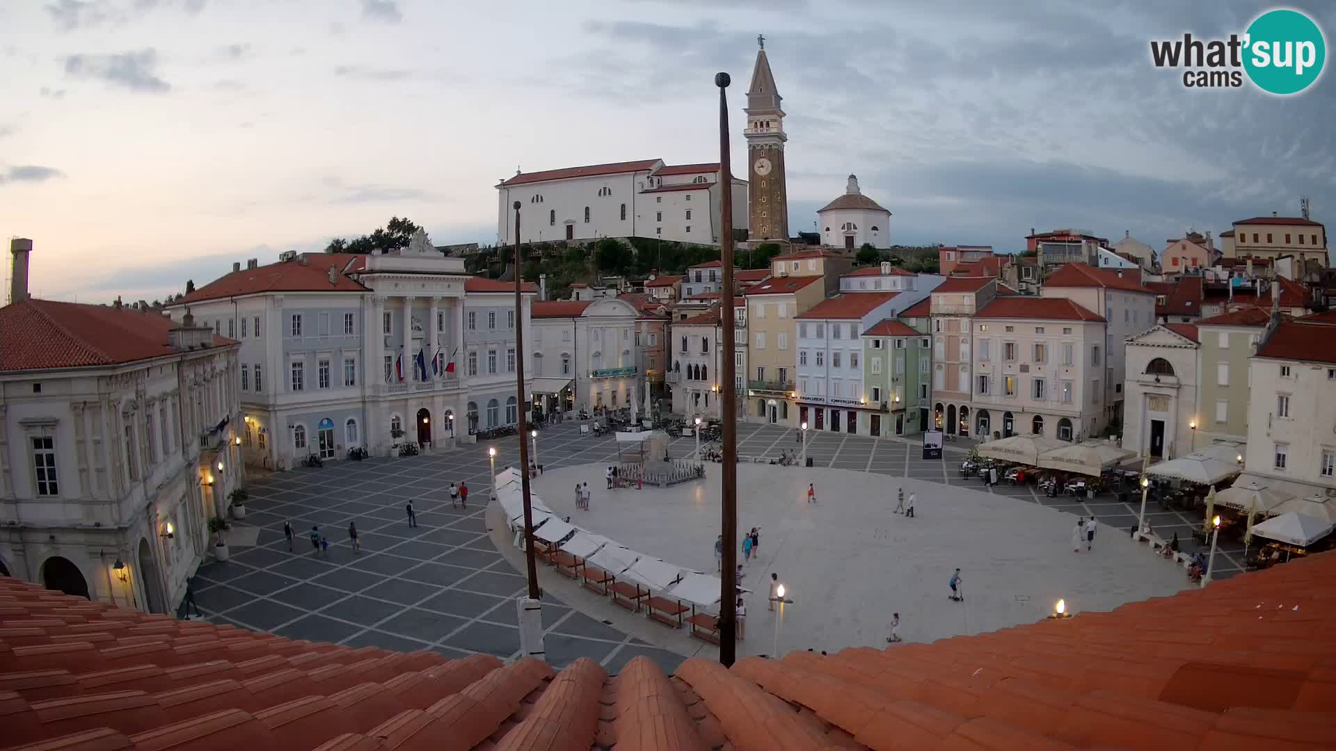 Live Webcam Piran – Tartini square – Art Hotel