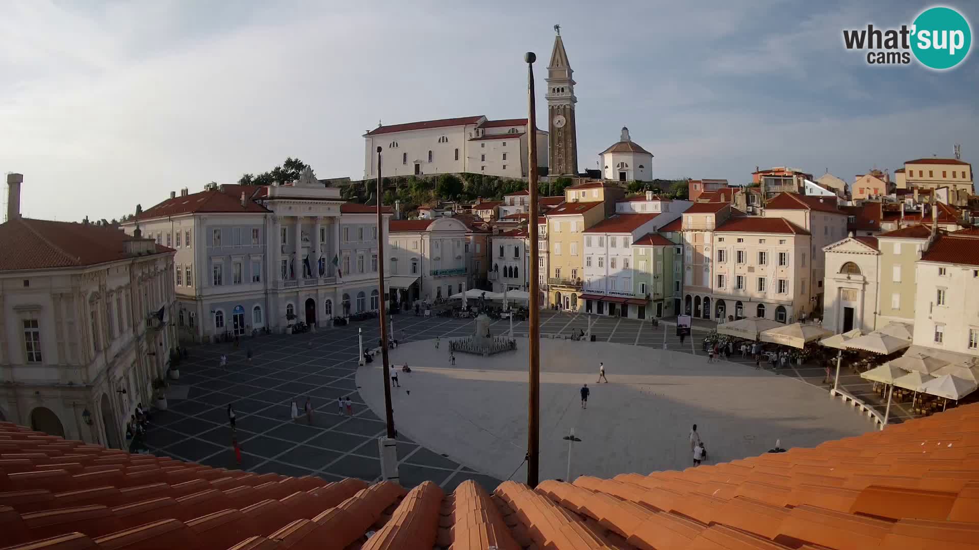 Live Webcam Piran – Tartini square – Art Hotel