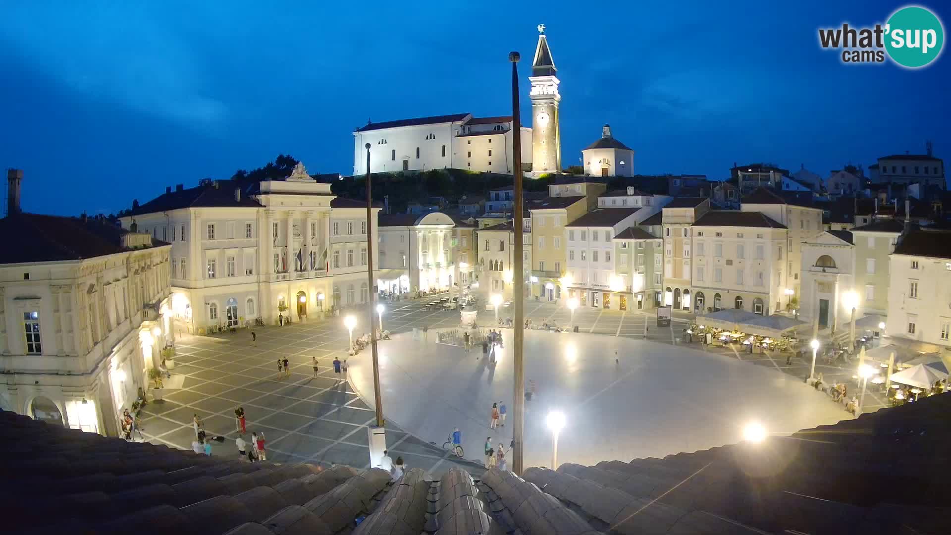 Webcam Piran – Tartini platz – Art Hotel Tartini