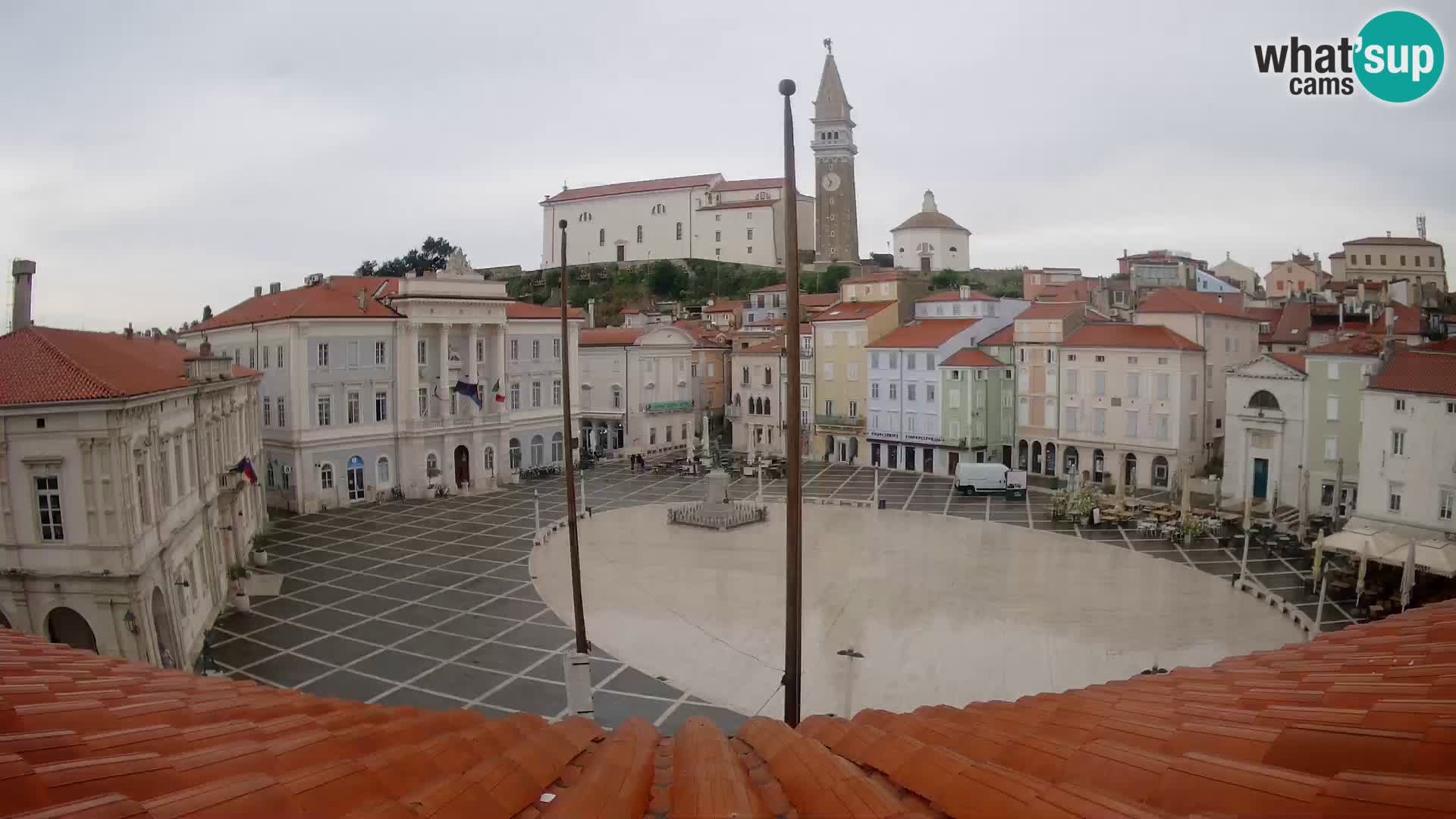 Webcam Live Piran – Carre Tartini “Mestna Kavarna”