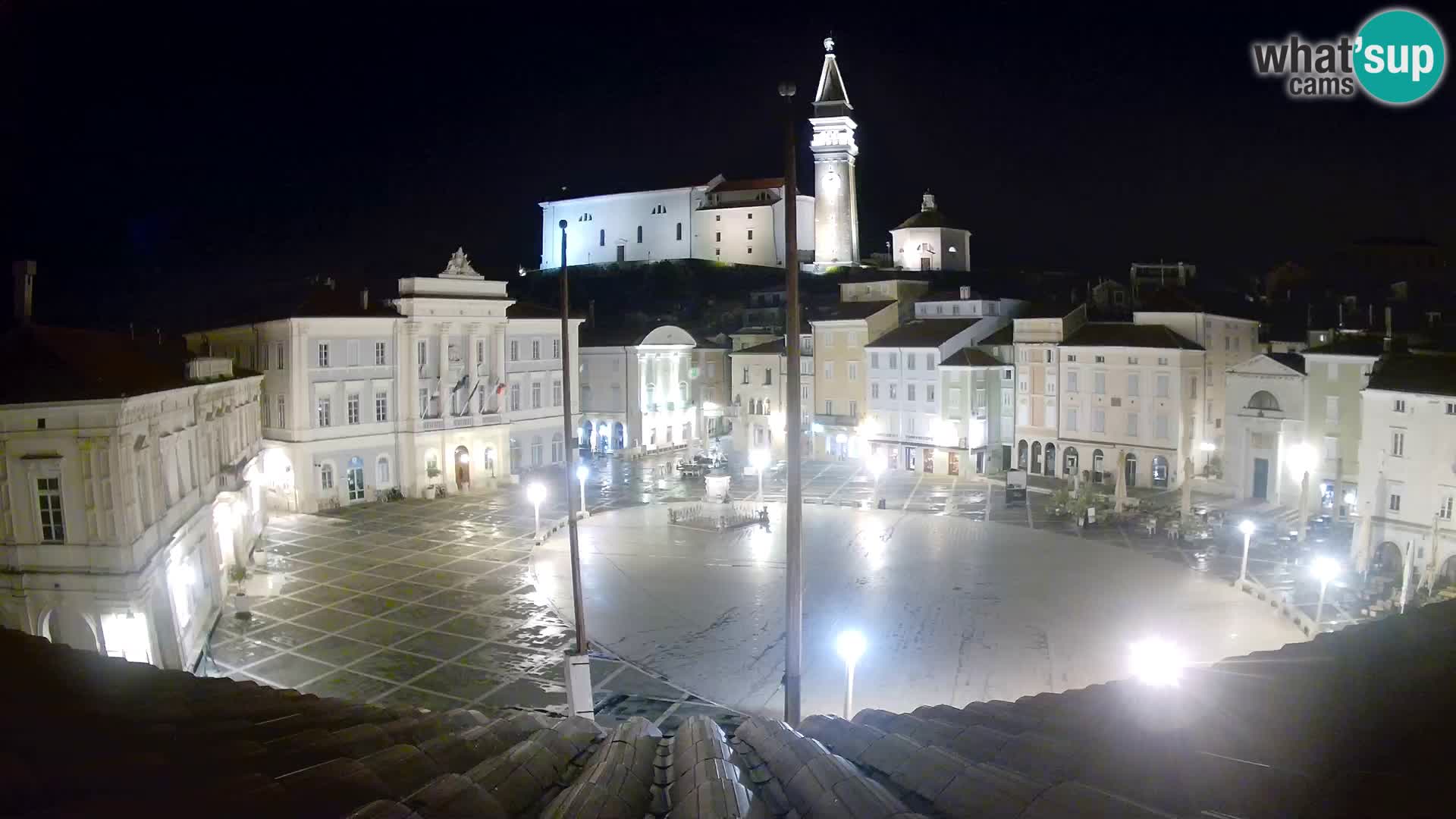 Webcam Piran – Plaza Tartini “Mestna Kavarna”