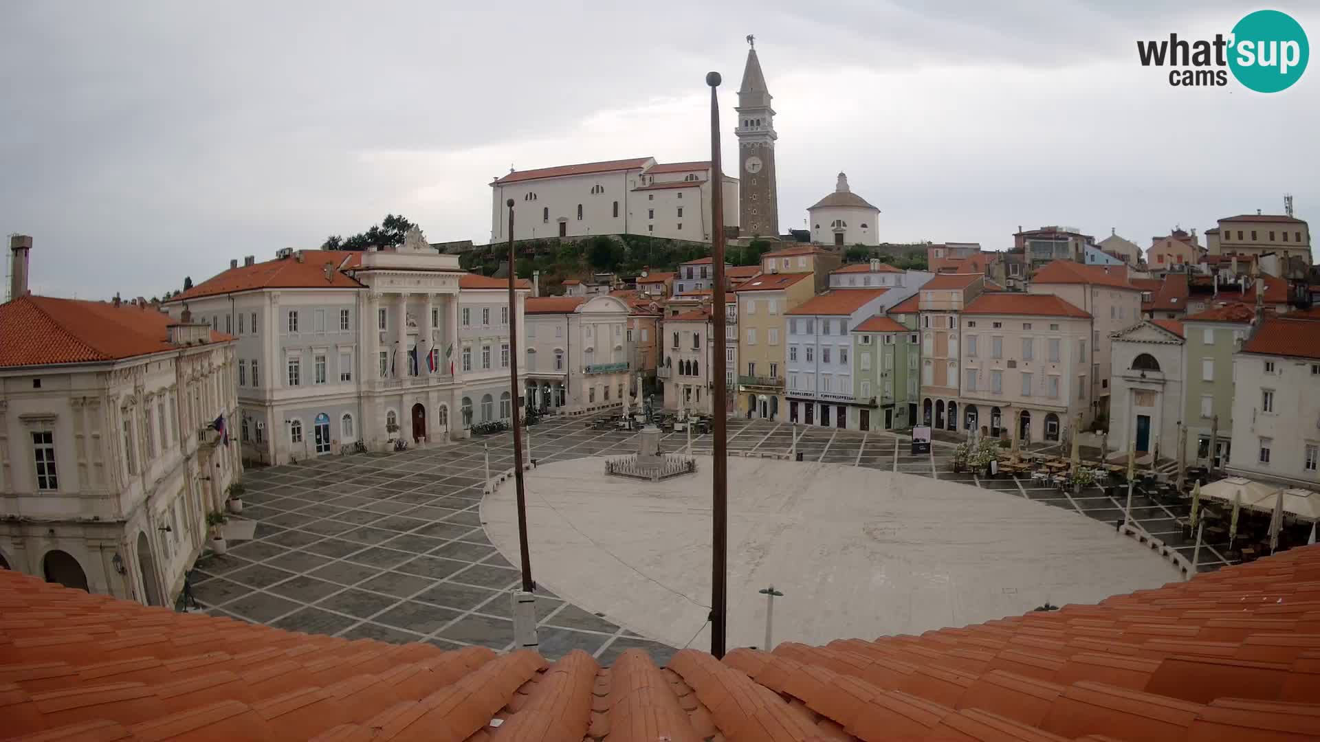 Webcam Piran – Tartini platz – Art Hotel Tartini