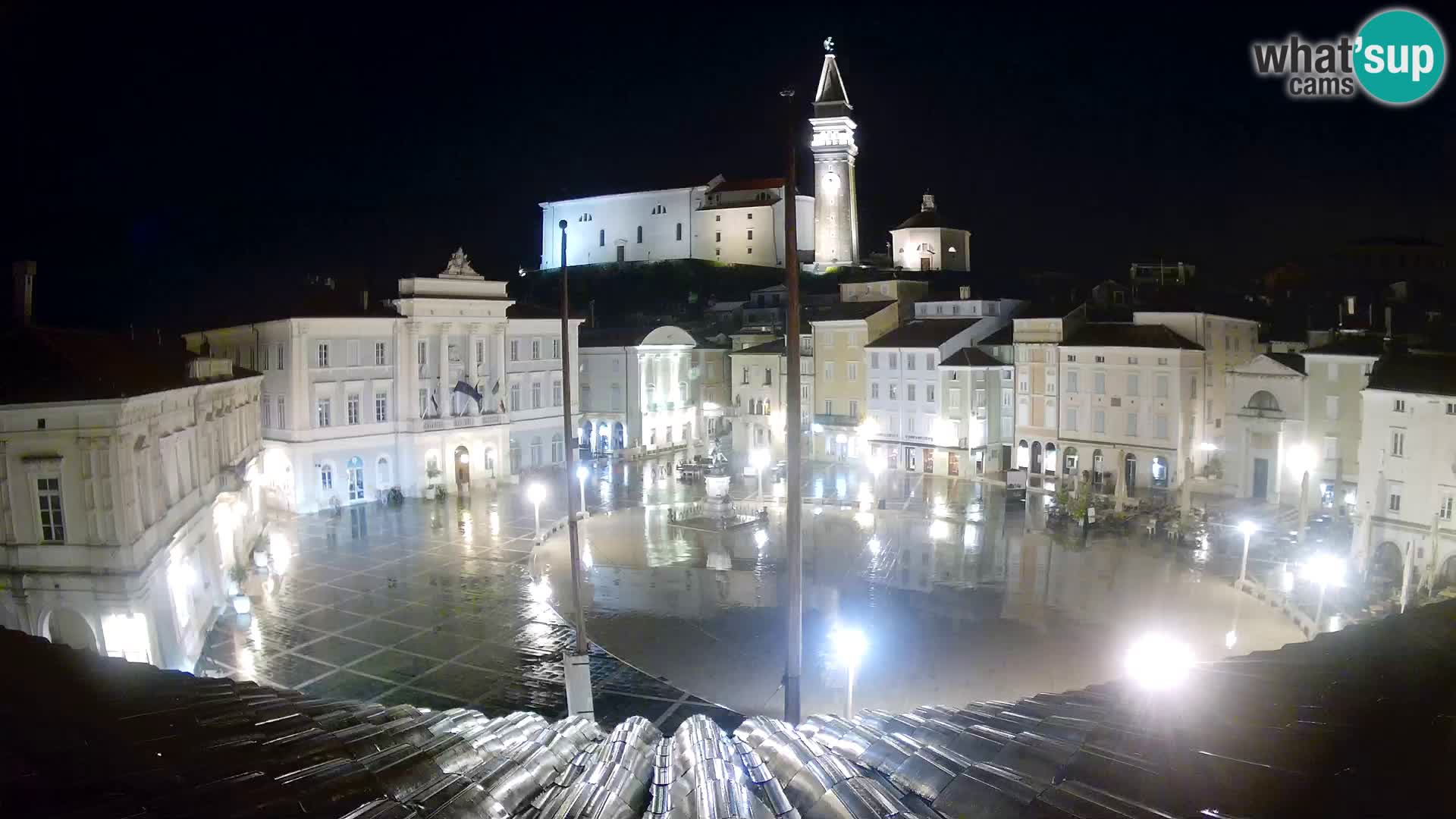 Webcam Live Piran – Carre Tartini “Mestna Kavarna”