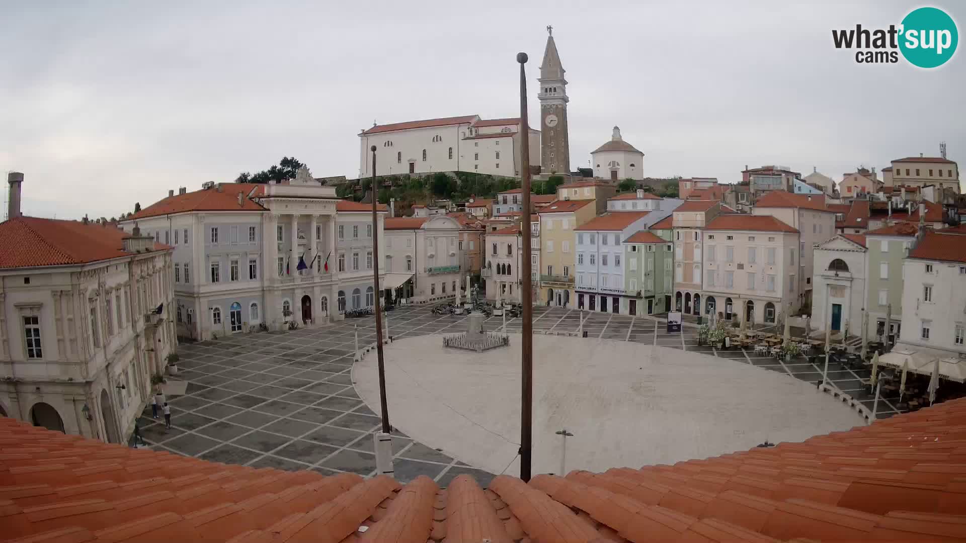 Live Webcam Piran – Tartini square – Art Hotel