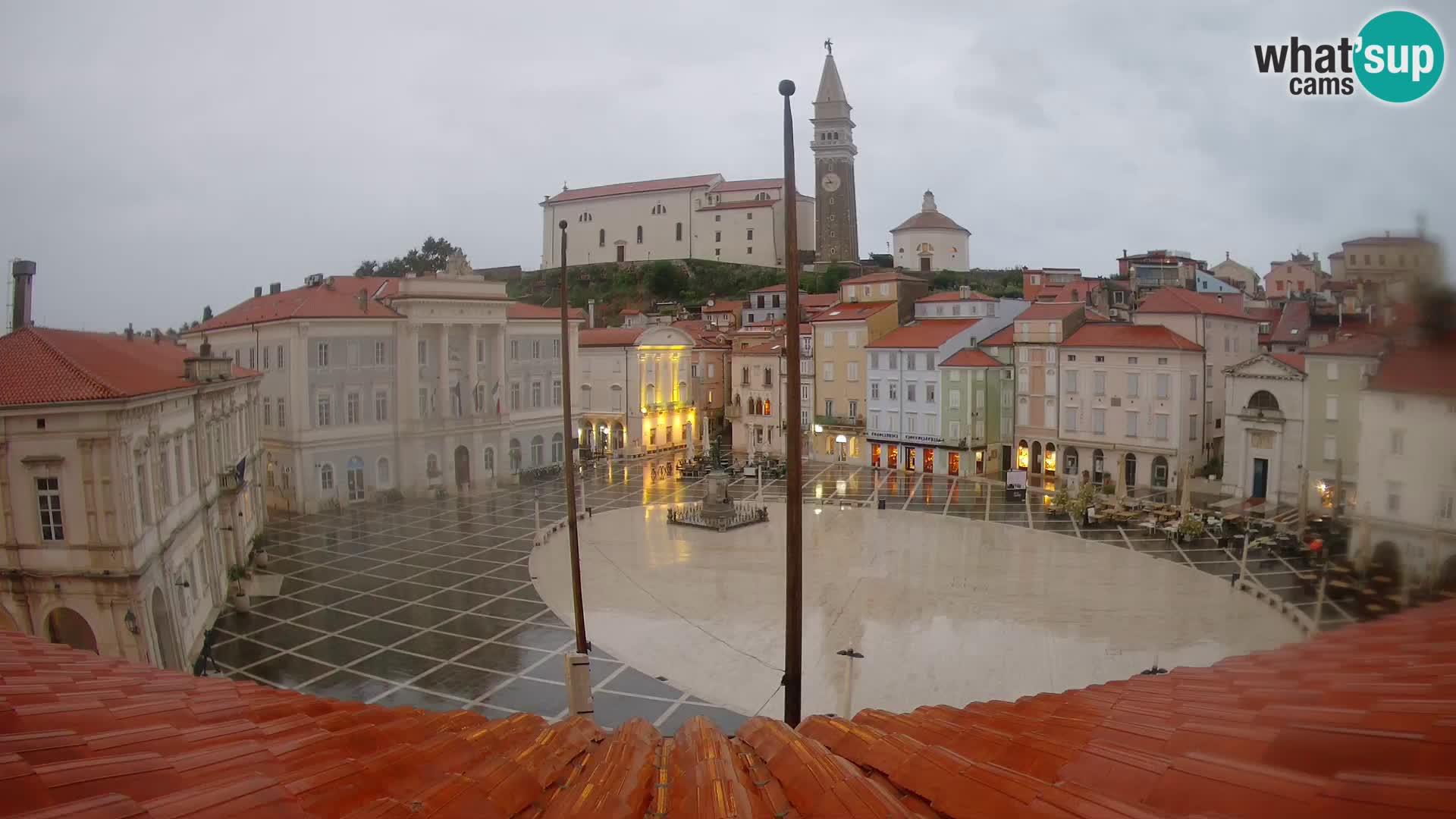 Webcam Piran – Tartini platz – Art Hotel Tartini