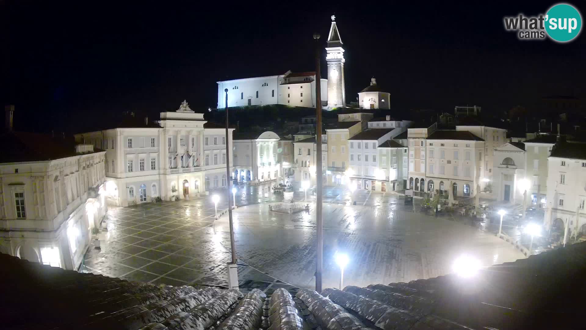 Webcam Live Piran – Carre Tartini “Mestna Kavarna”
