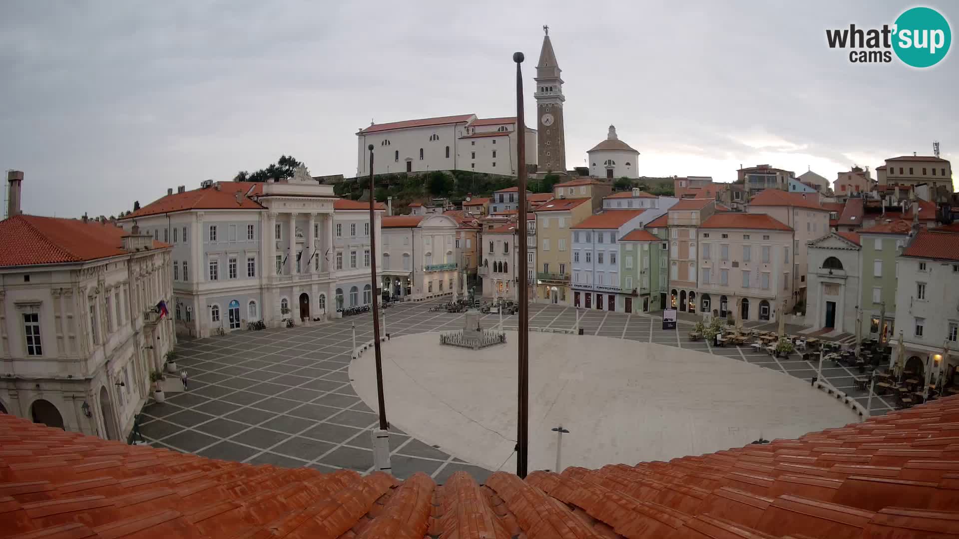 Kamera Piran v Živo – Tartinijev trg