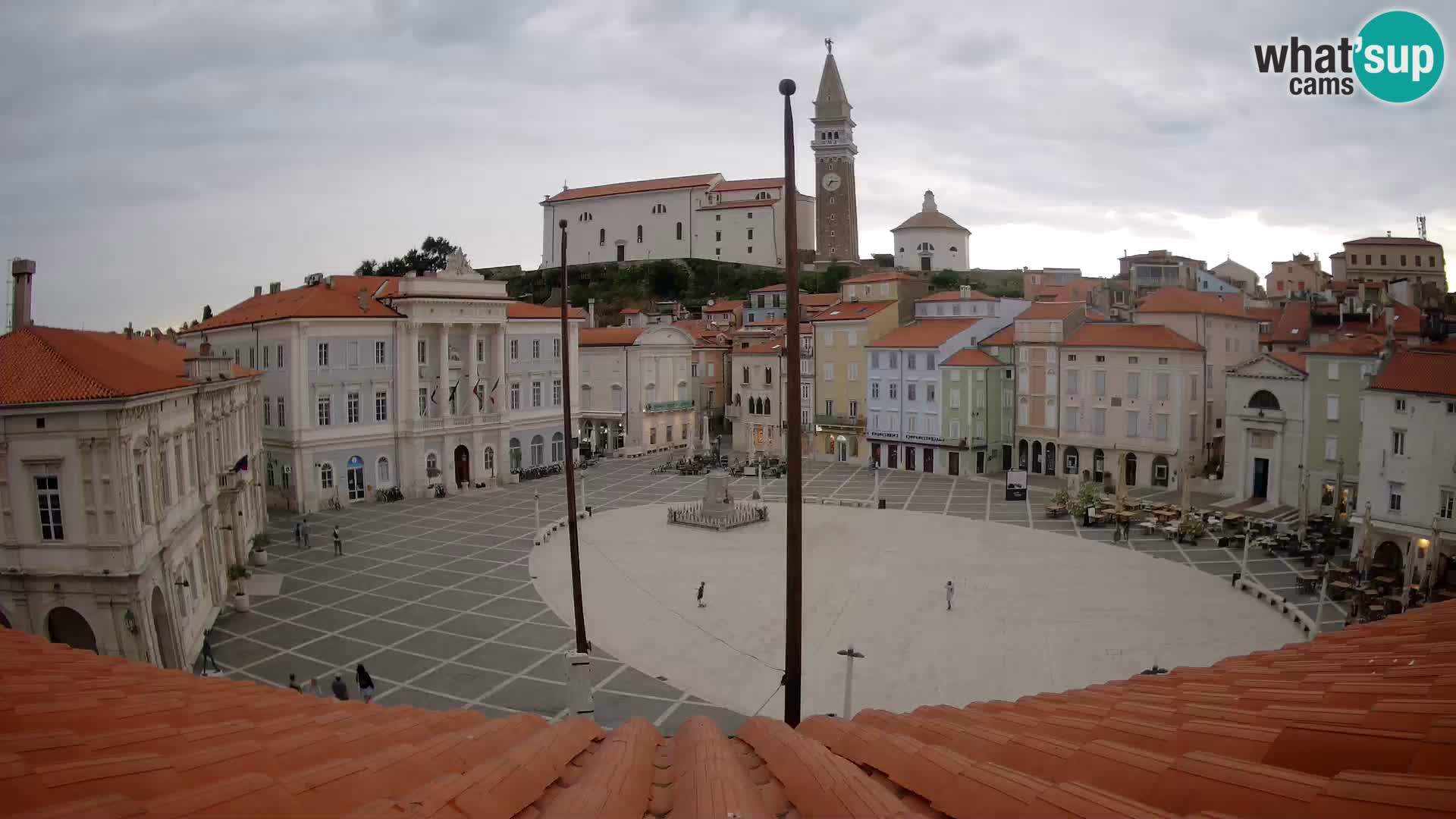 Webcam Live Piran – Carre Tartini “Mestna Kavarna”