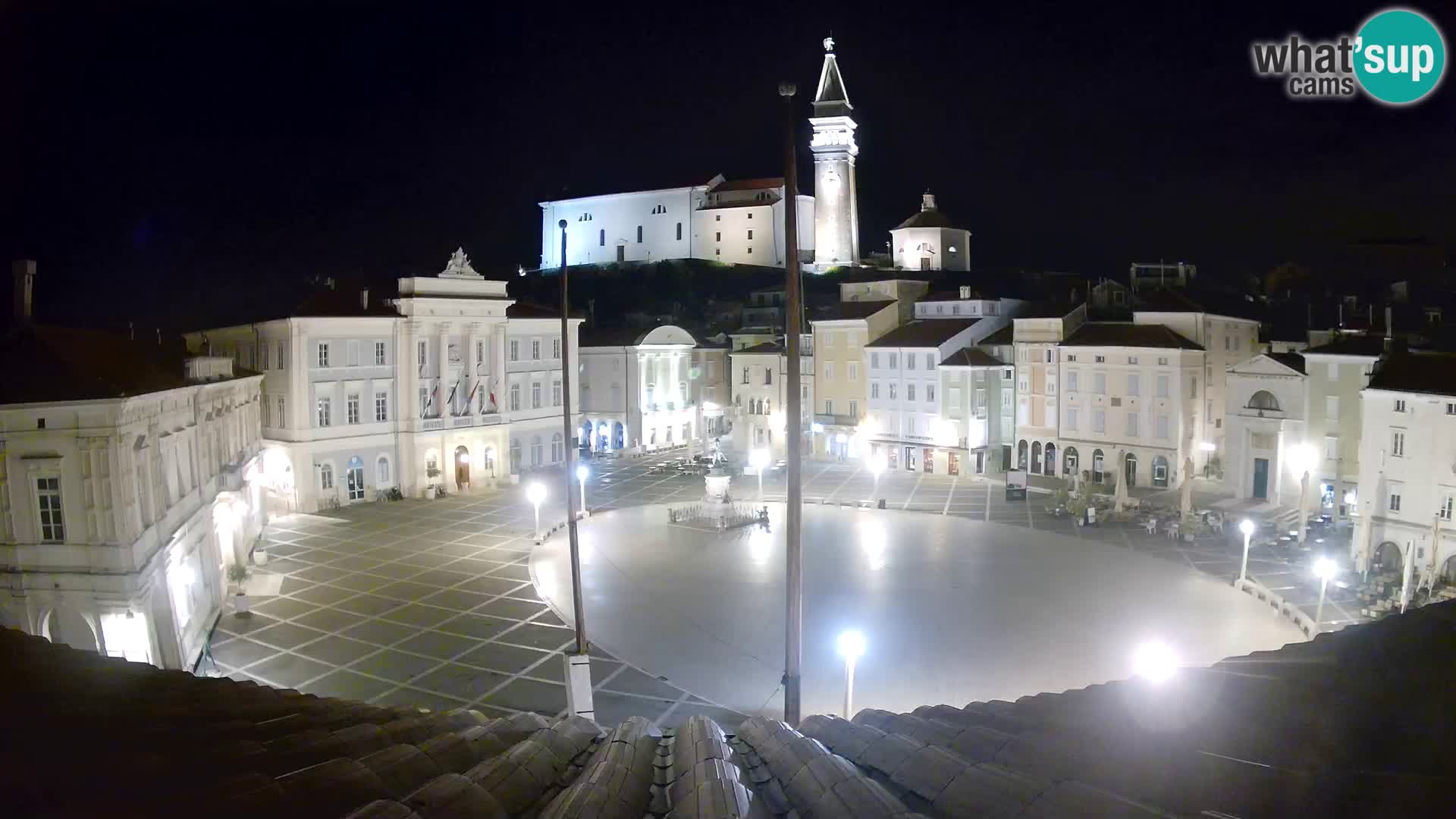 Webcam Piran – Tartini platz – Art Hotel Tartini