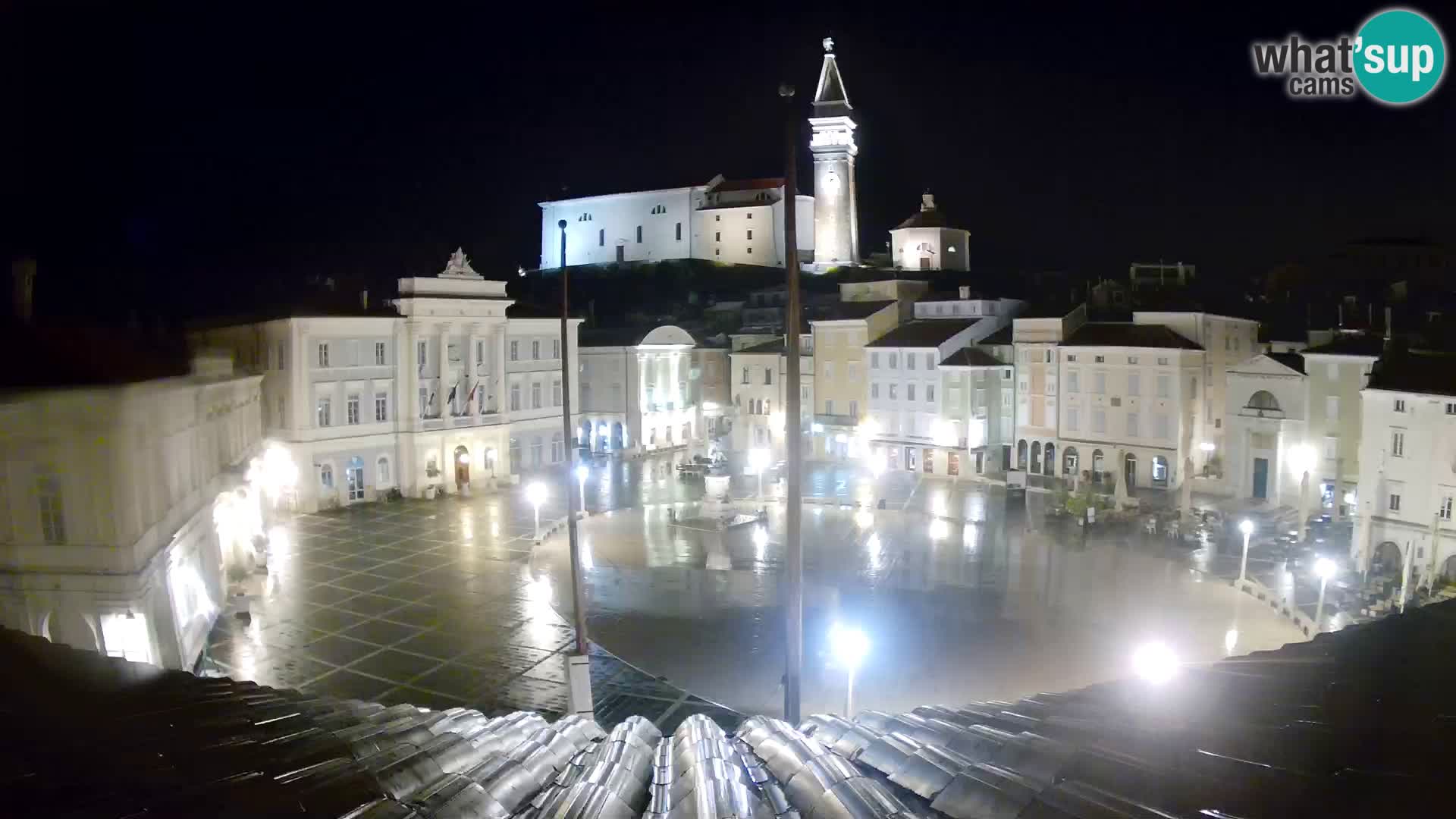 Kamera Piran v Živo – Tartinijev trg