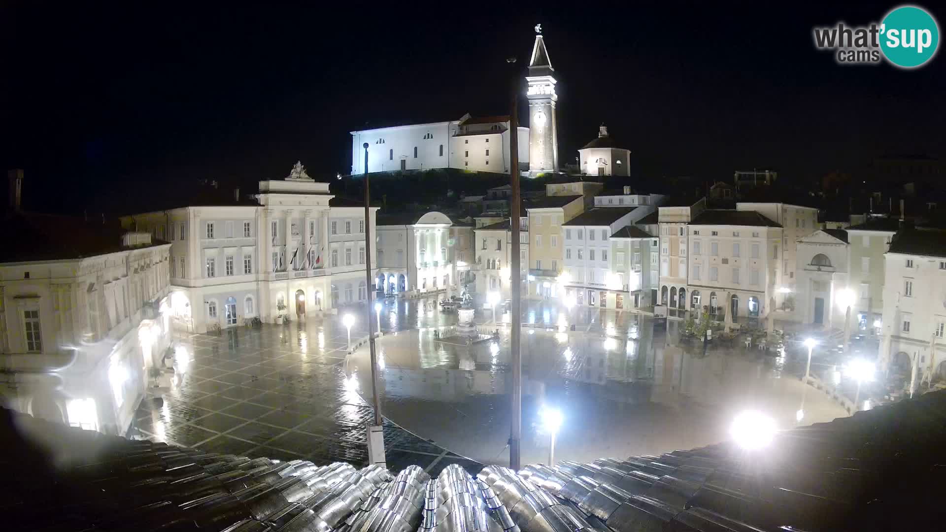 Webcam Piran – Plaza Tartini “Mestna Kavarna”