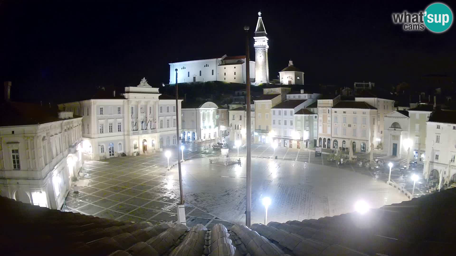 Live Webcam Piran – Tartini square – Art Hotel