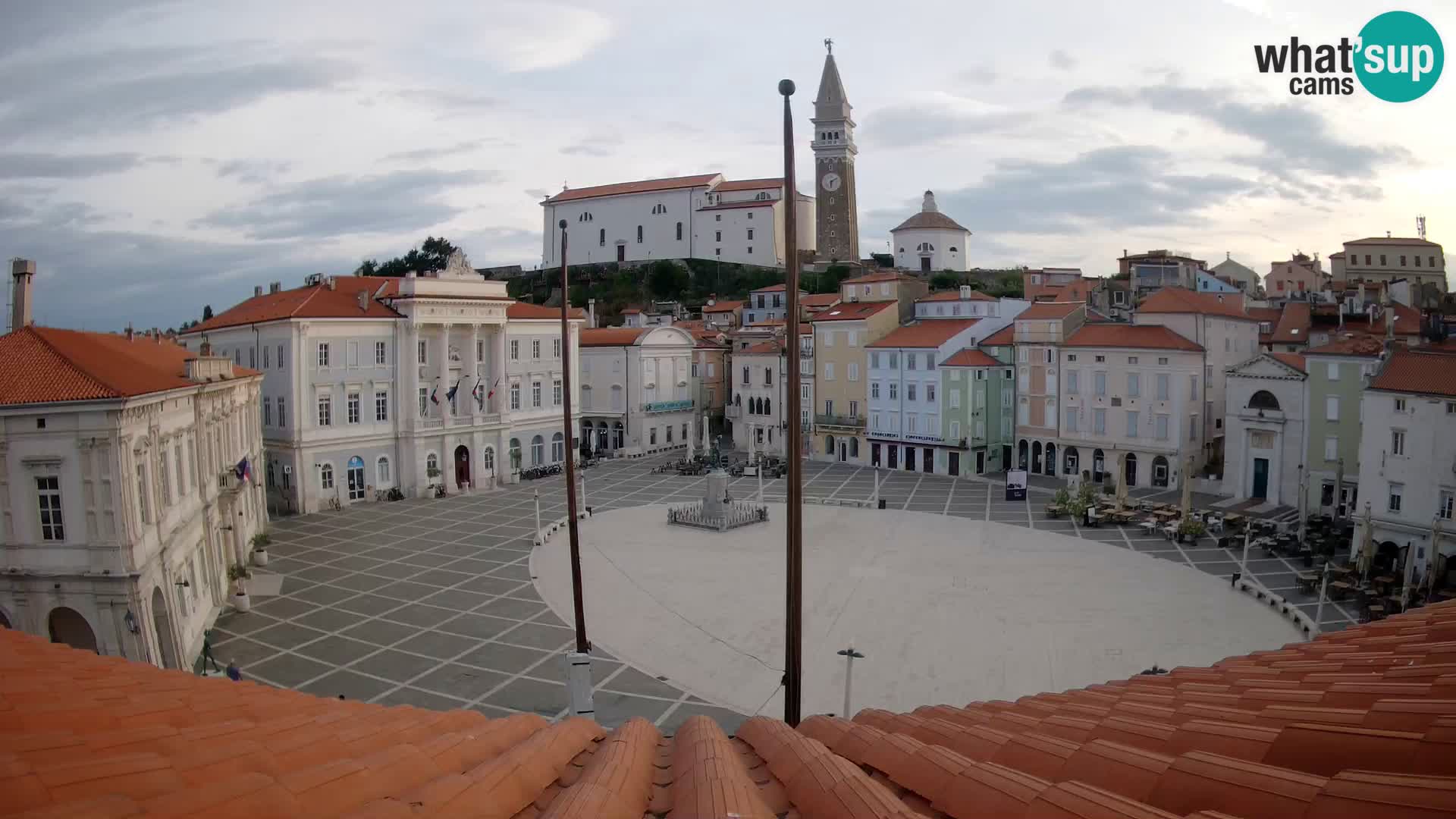 Webcam Piran – Tartini platz – Art Hotel Tartini