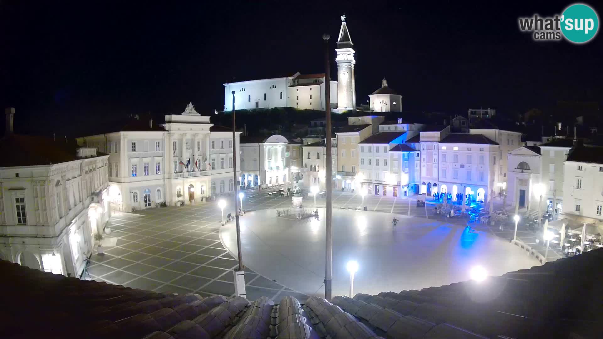 Webcam Live Piran – Carre Tartini “Mestna Kavarna”