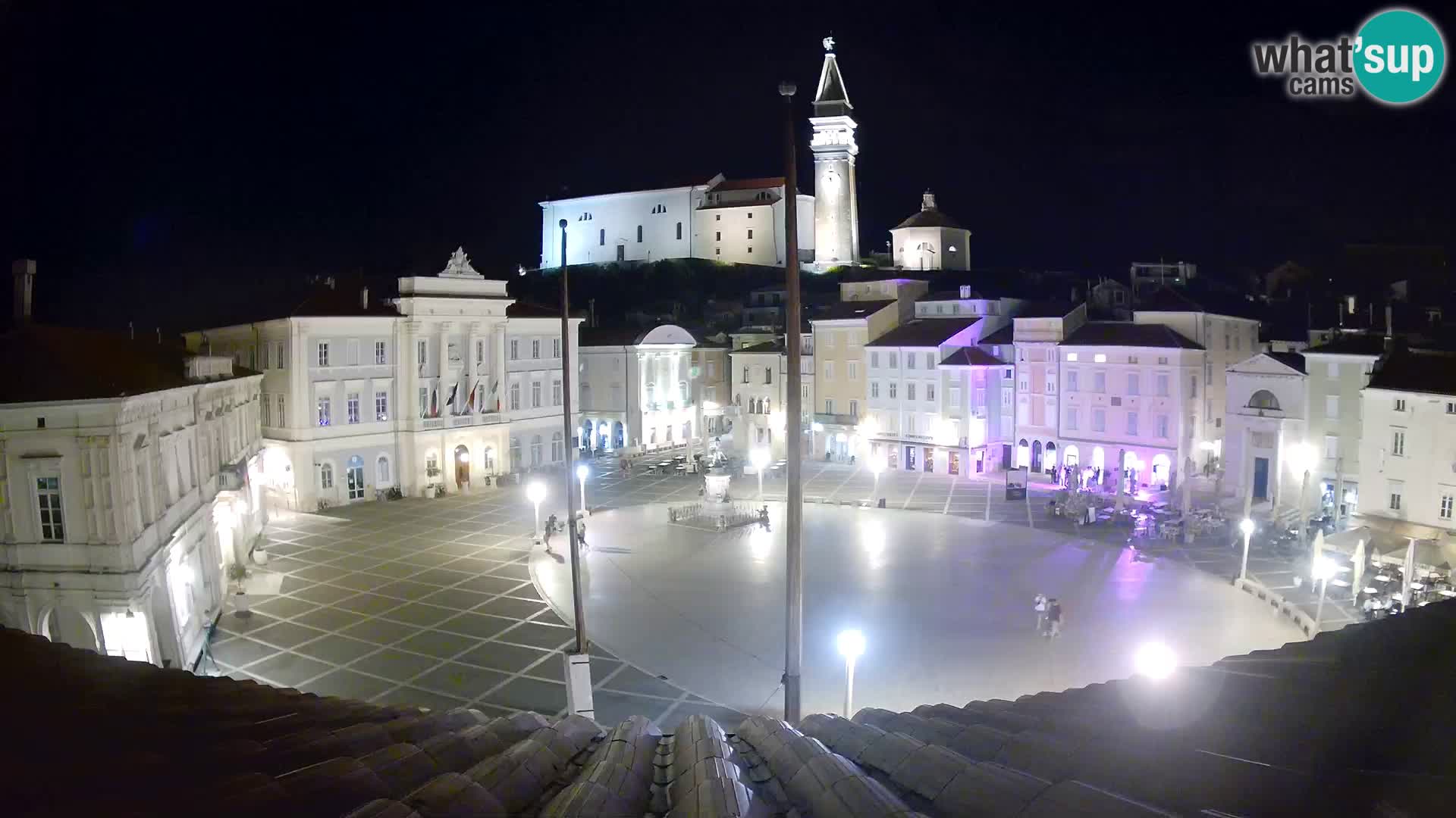 Live Webcam Piran – Tartini square – Art Hotel