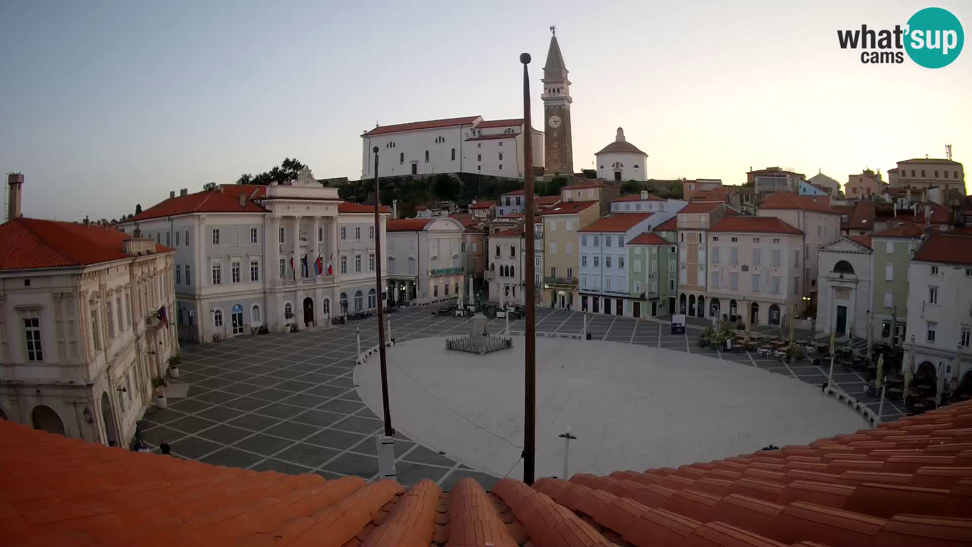 Webcam Piran – Tartini platz – Art Hotel Tartini