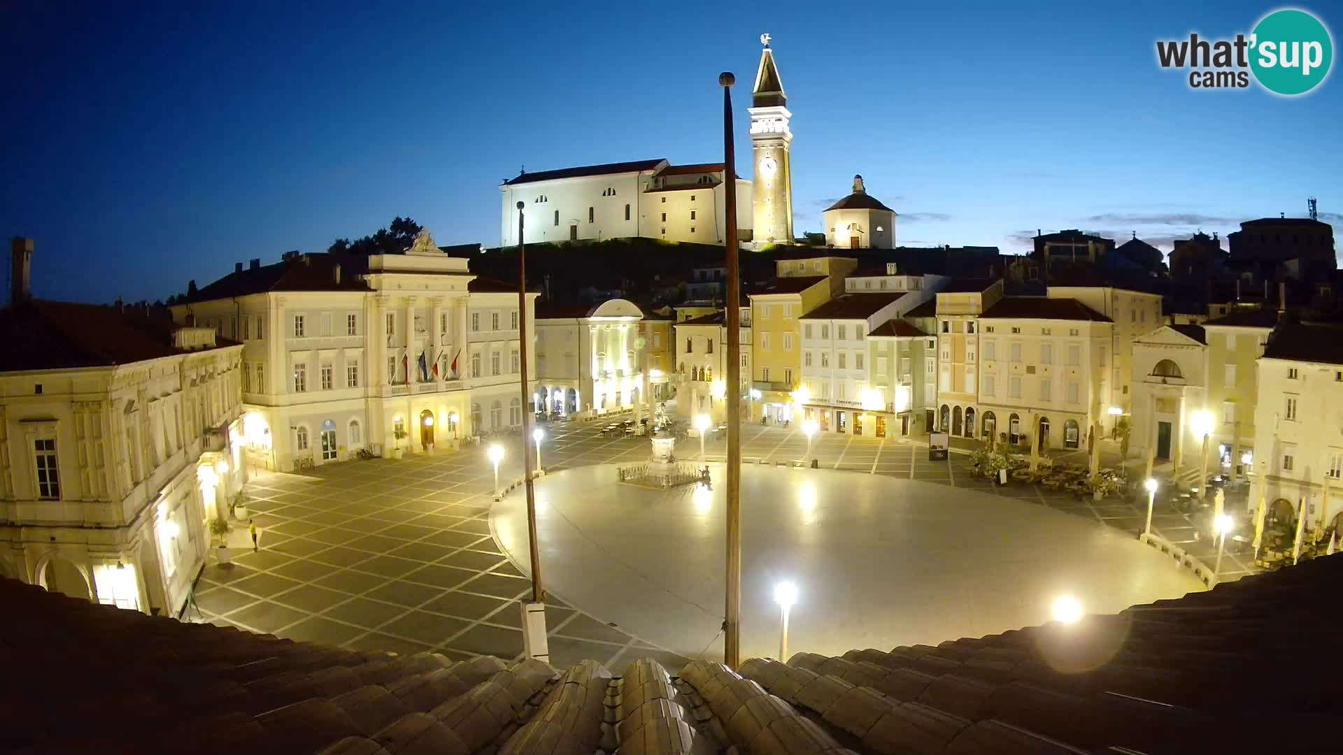 Webcam Piran – Tartini platz – Art Hotel Tartini