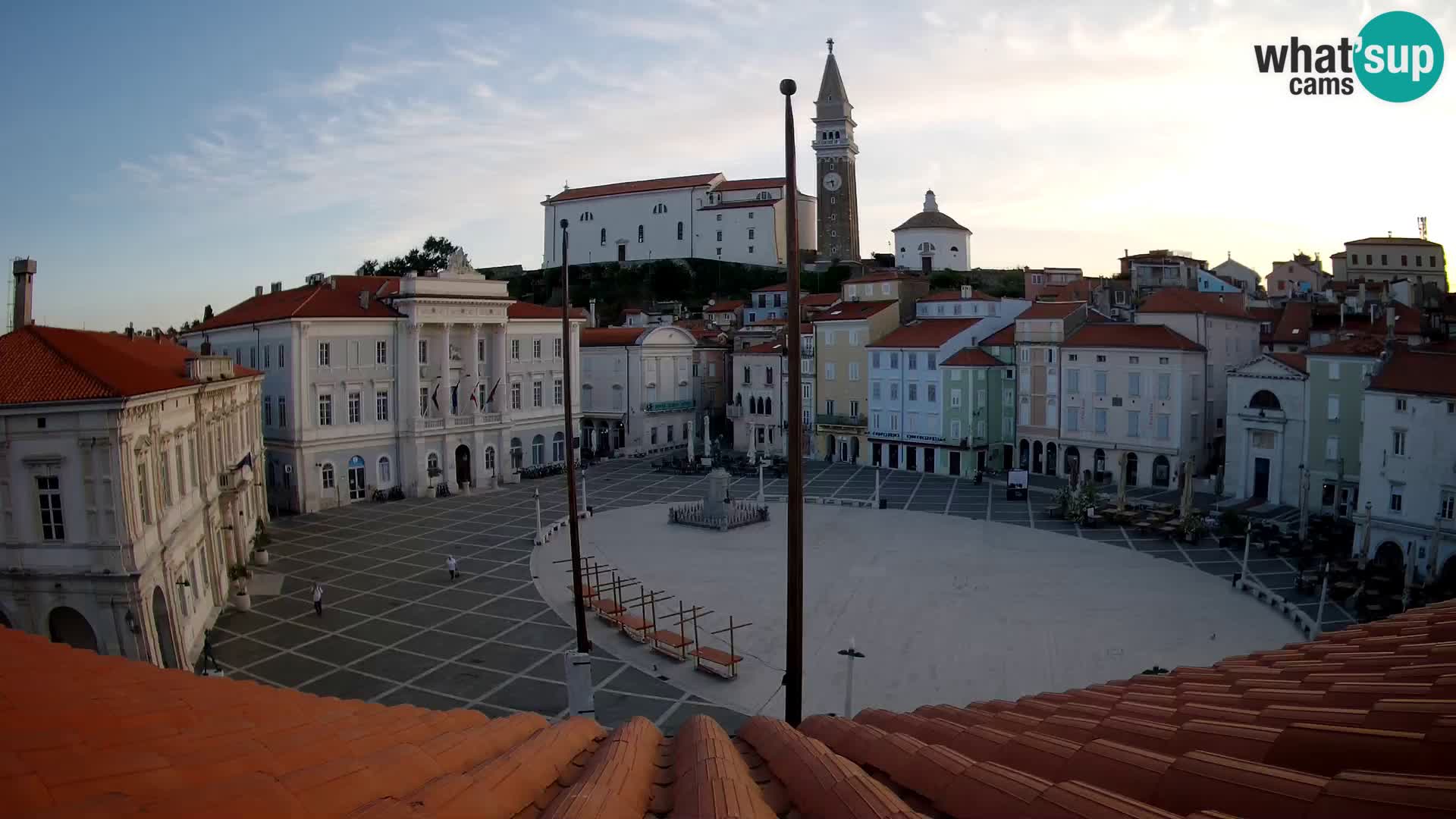 Live Webcam Piran – Tartini square – Art Hotel