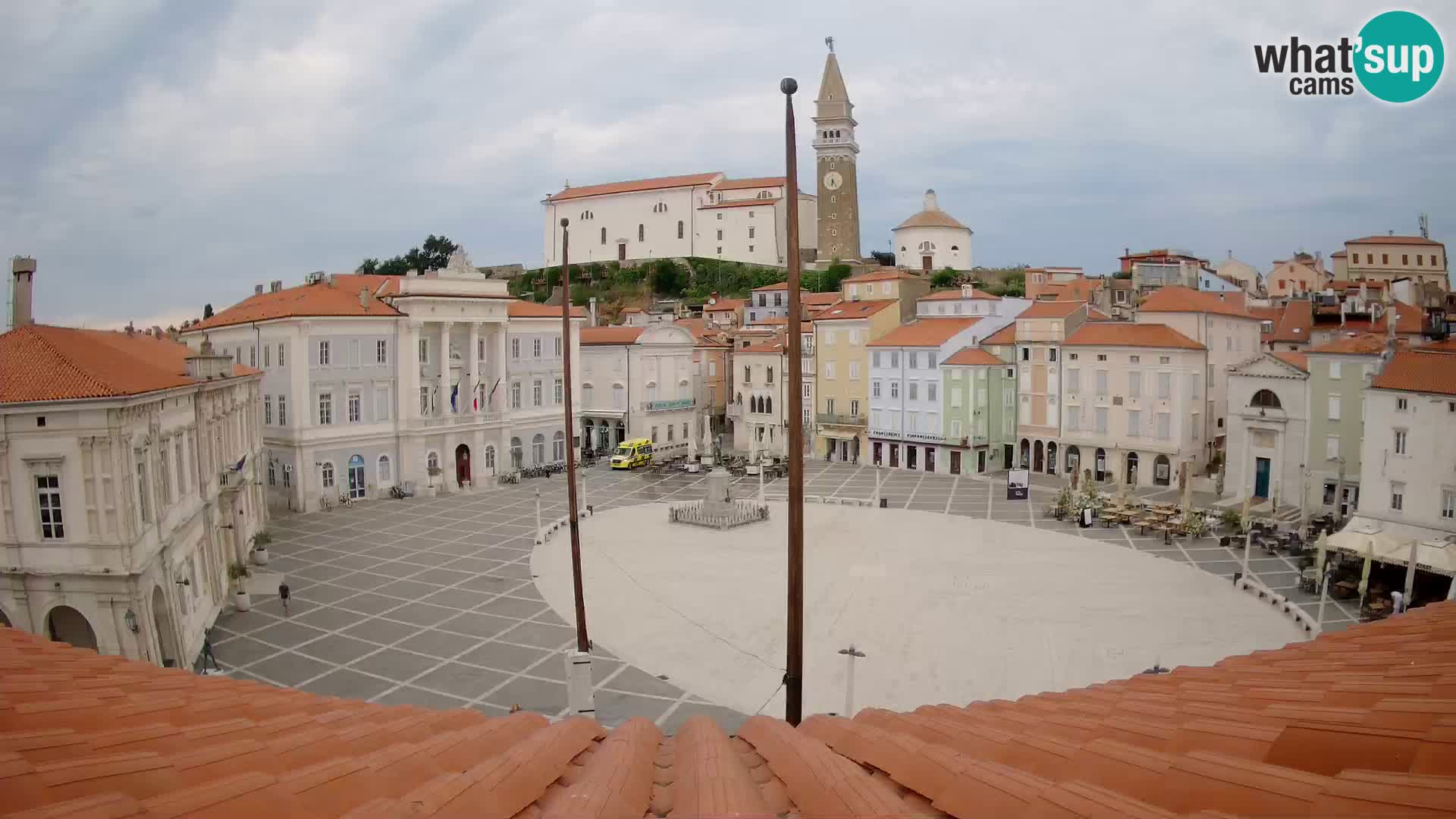 Webcam Piran – Tartini platz – Art Hotel Tartini