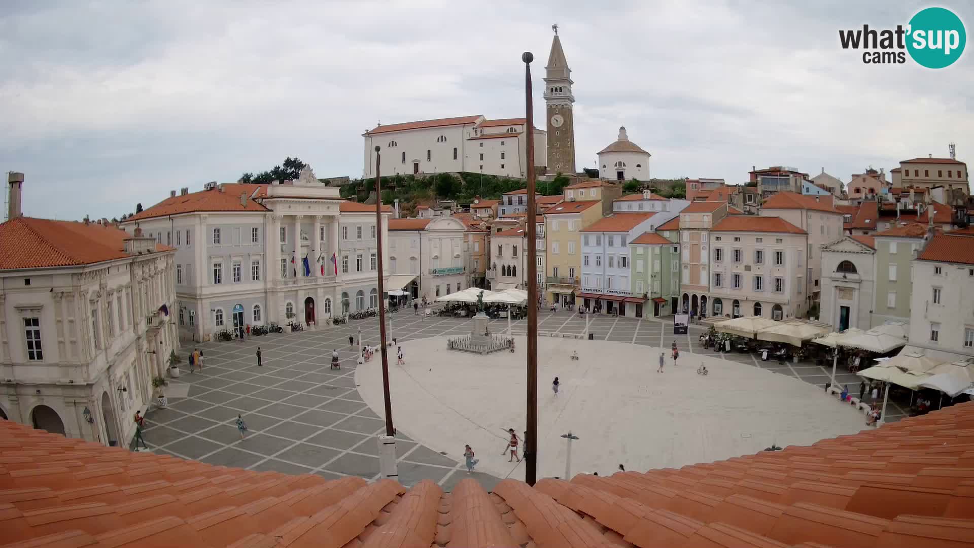 Live Webcam Piran – Tartini square – Art Hotel