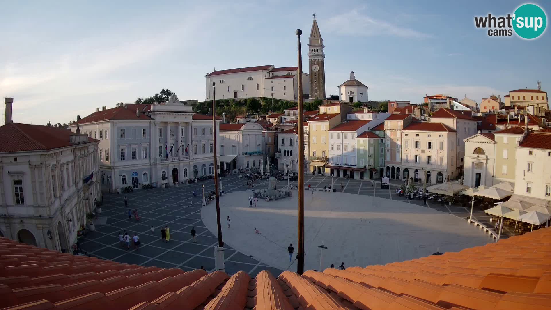 Live Webcam Piran – Tartini square – Art Hotel